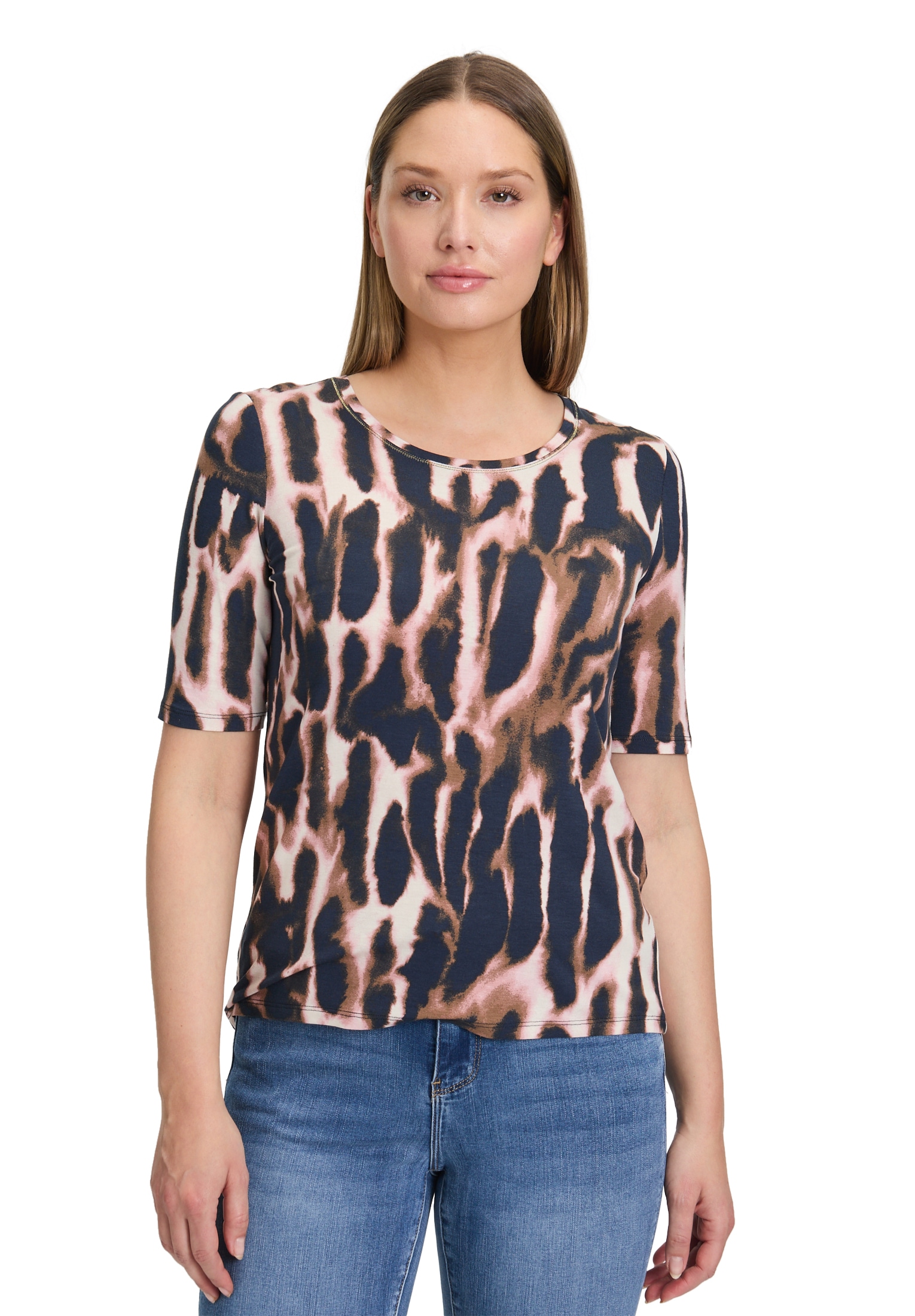 Betty Barclay Langarmshirt »Printshirt mit Rundhalsausschnitt«