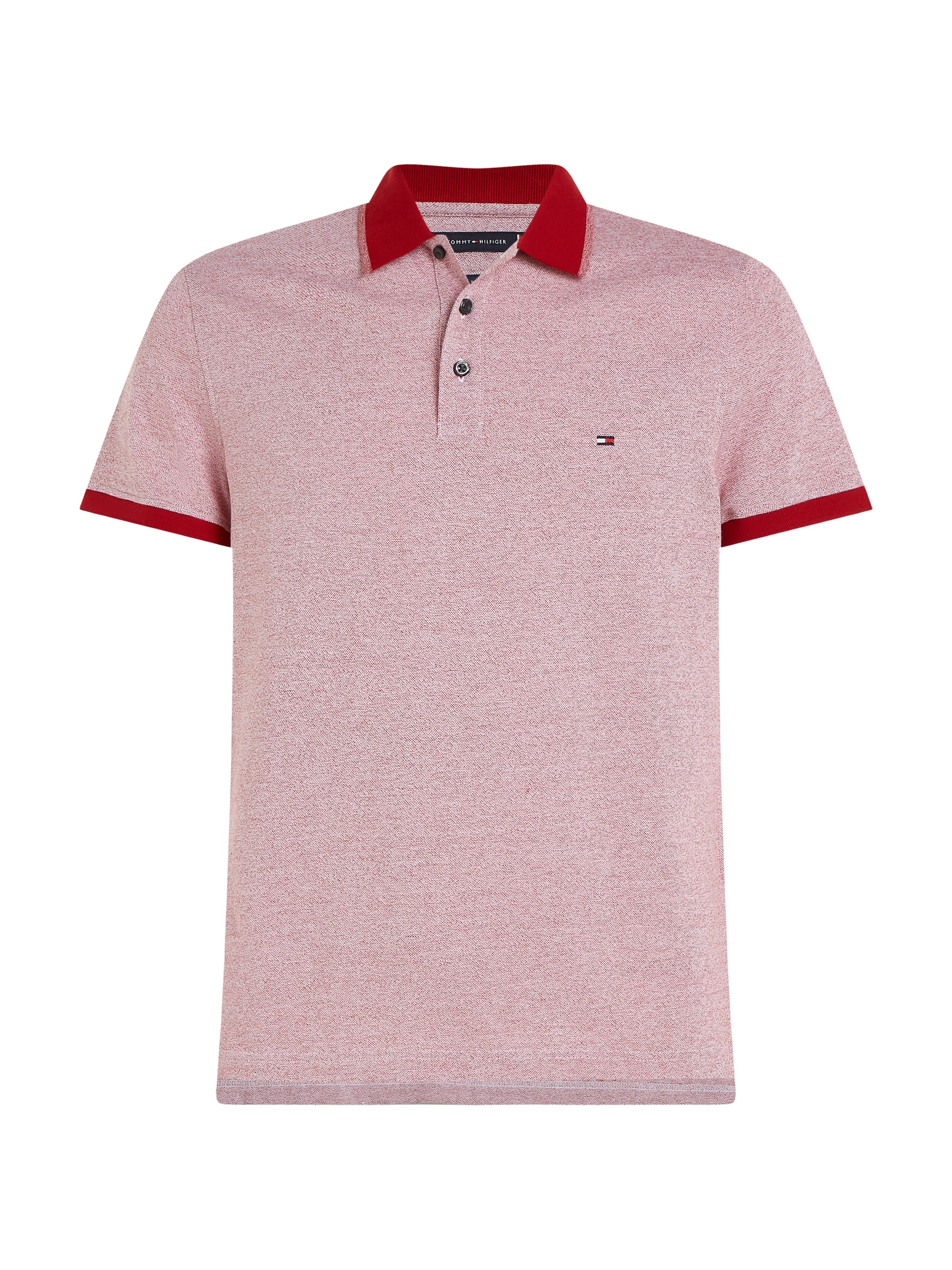 bei Tommy »MOULINE Hilfiger POLO« SLIM Poloshirt ♕ TIPPED
