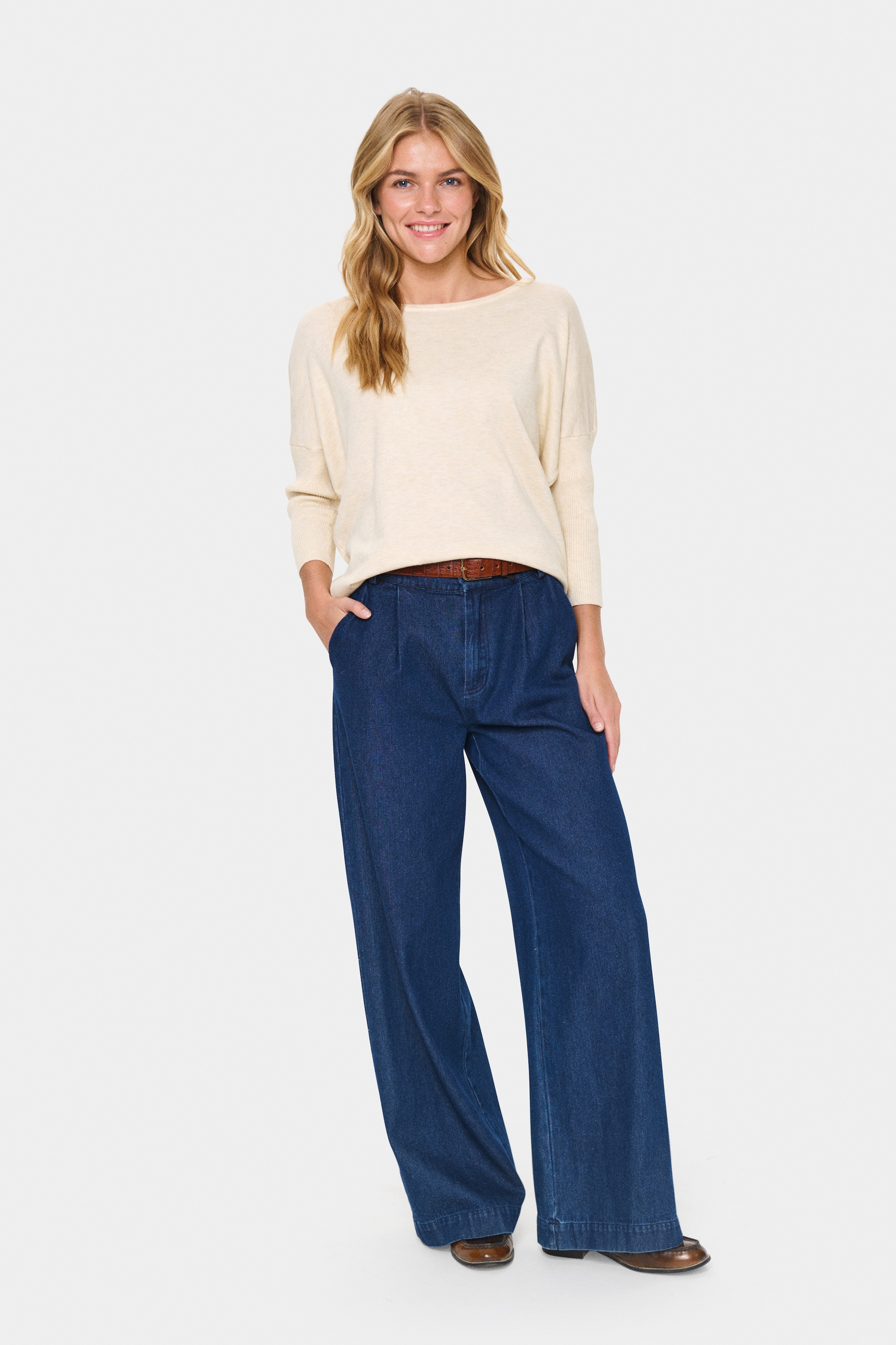 Saint Tropez »A2561, MilaSZ R-Neck« Viskosemischung, Casual fit