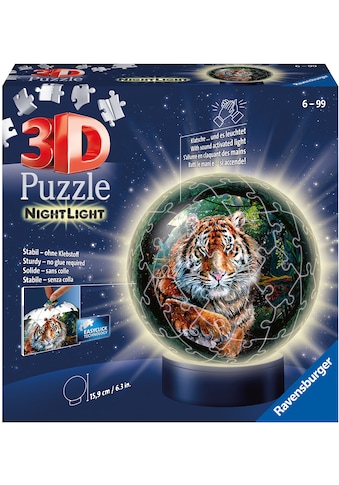 Ravensburger Puzzleball »Nachtlicht Raubkatzen«, mit Leuchtsockel inkl. LEDs; FSC® -... kaufen