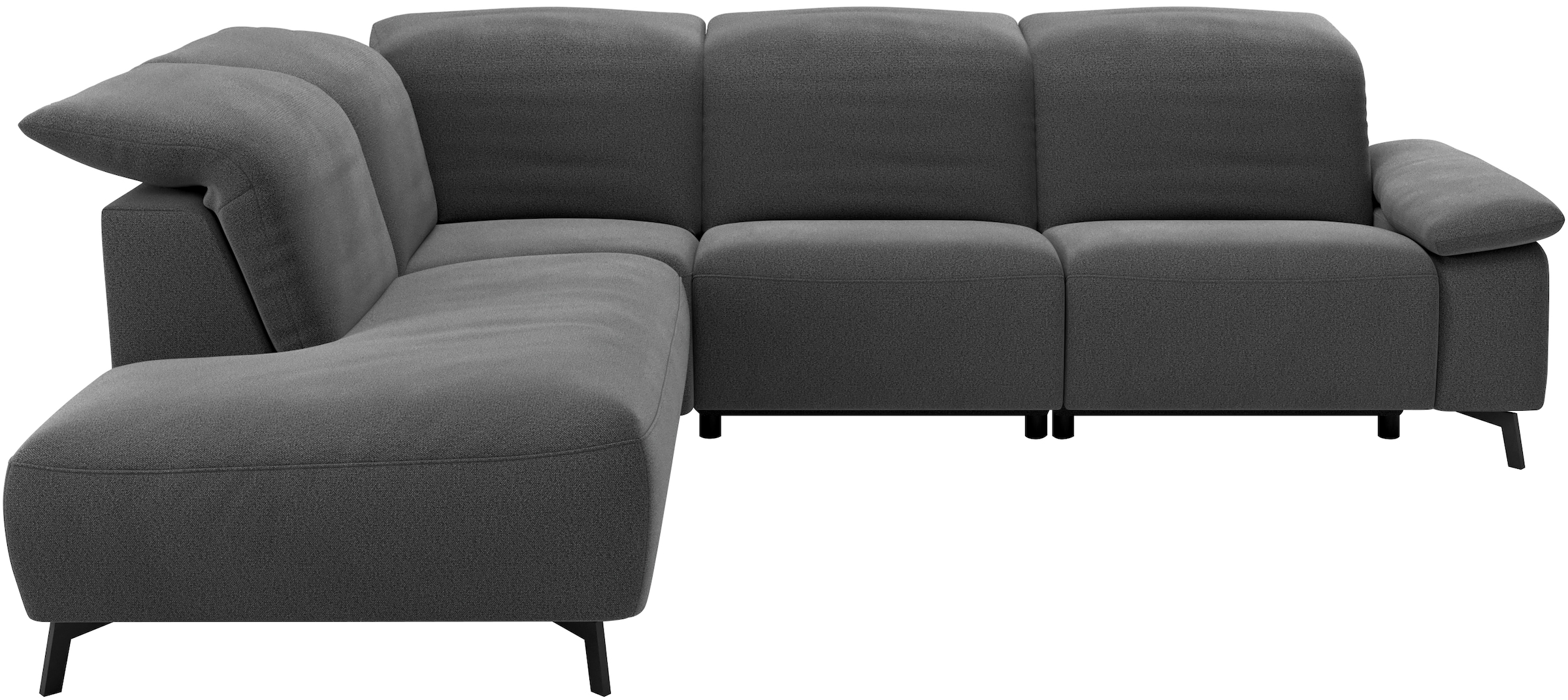 Musterring Ecksofa »MR 370, intelligenter Komfort im modernen Design« Optionale Relaxfunktion, flexible Kopfteile & klappbare Armlehnen
