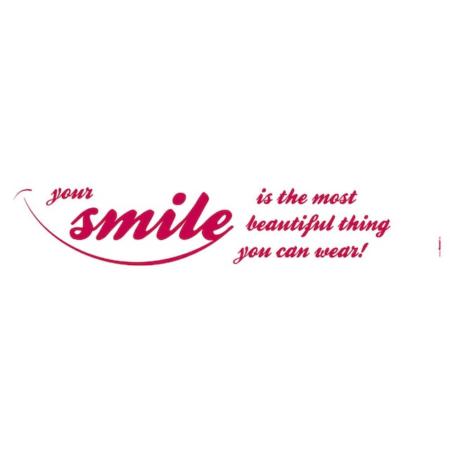 Wandtattoo abziehbar »Your | XXL Smile«, mit Garantie selbstklebend, Komar (Set, rückstandslos kaufen Jahren St.), online 3 5