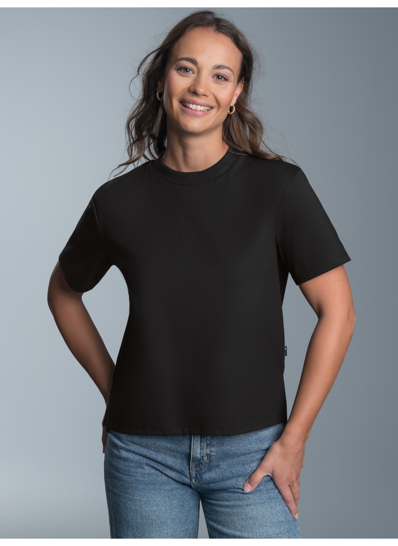Trigema T-Shirt »TRIGEMA T-Shirt aus Baumwolle«, (1 tlg.)