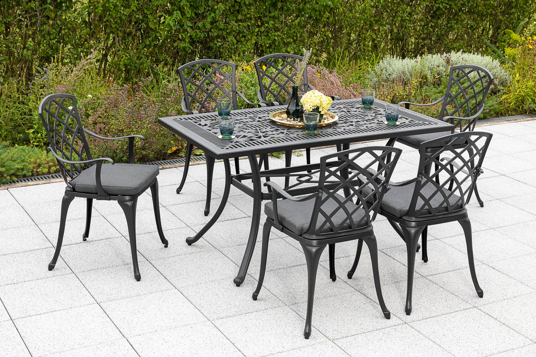 Merxx Rhodos Set 13tlg. Tisch 140x80 cm