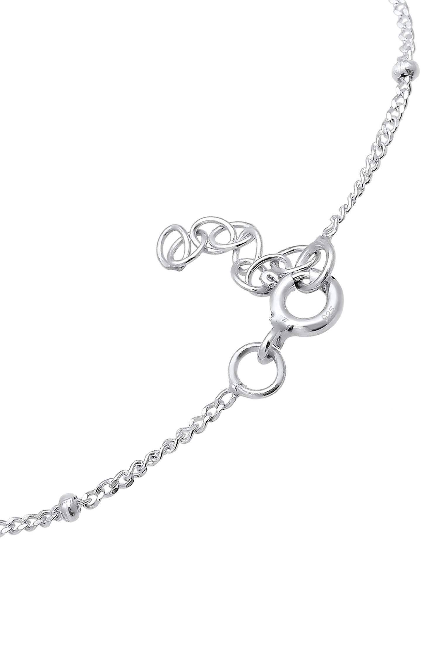 Elli Armkette »Armband Stern Topas Weiß 925 Sterling Silber«