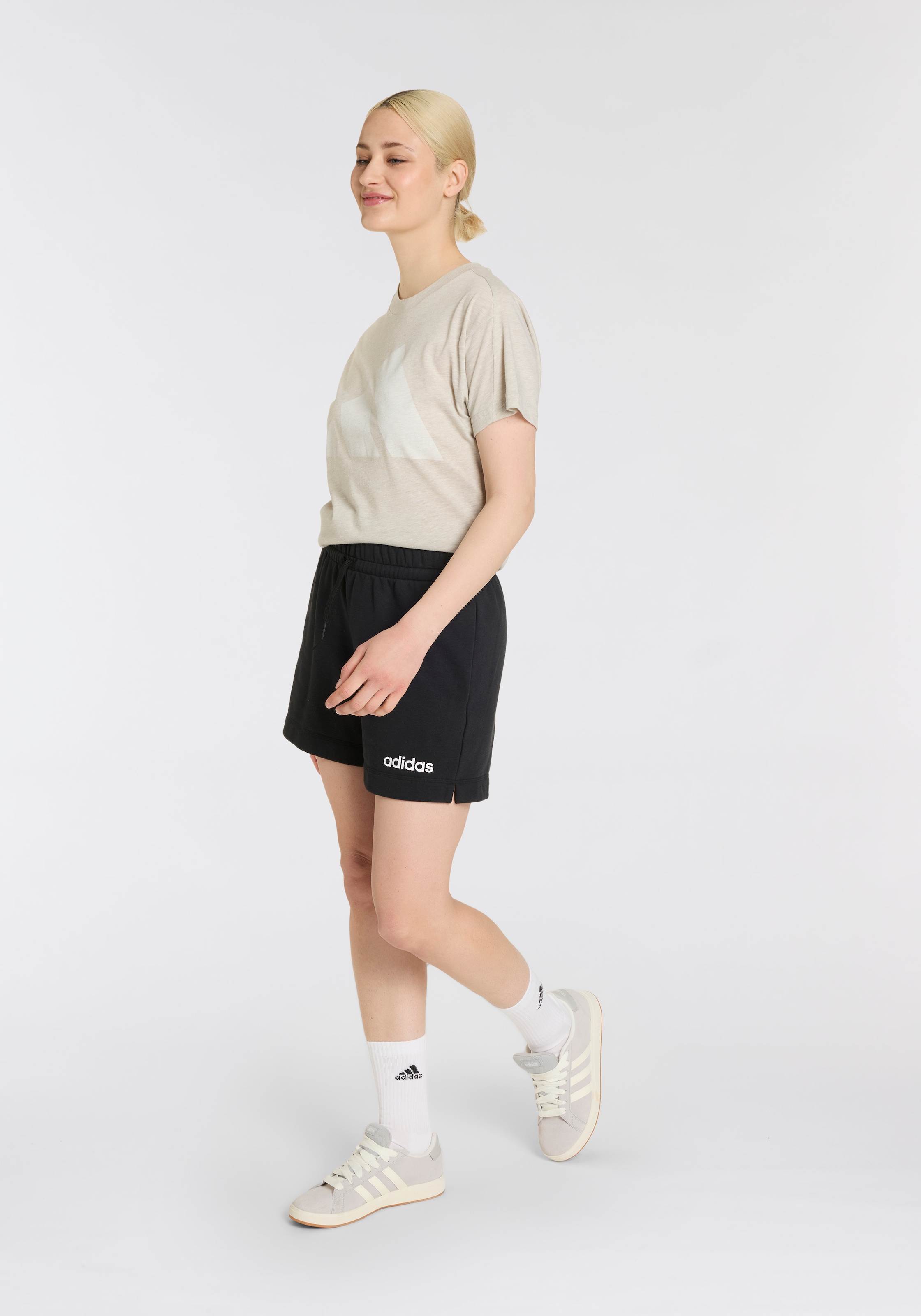 adidas Sportswear Shorts »W LIN FT SHO«, (1 tlg.)