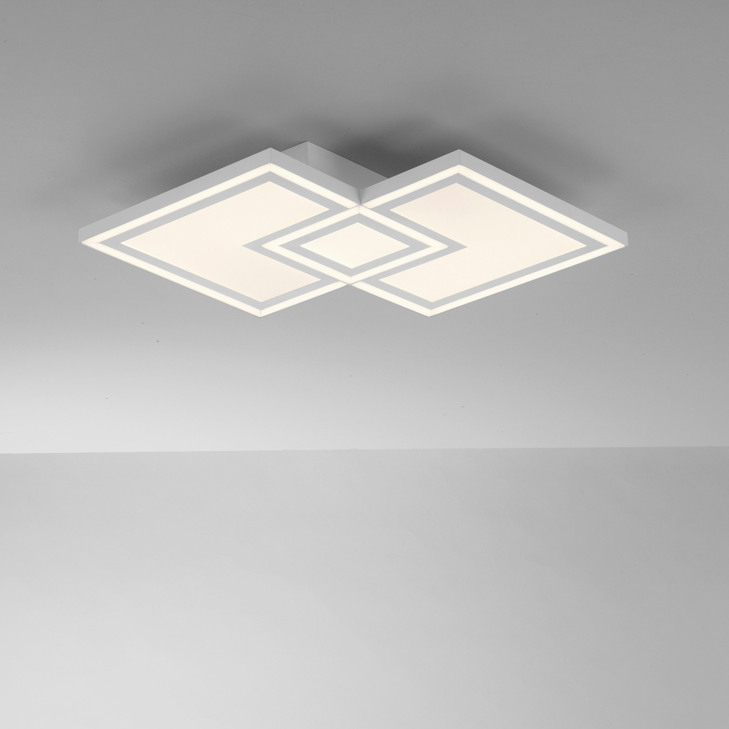 JUST LIGHT LED Deckenleuchte »BEDGING«, 2 flammig, Leuchtmittel LED-Board-LED-Board | LED fest integriert-LED fest integriert