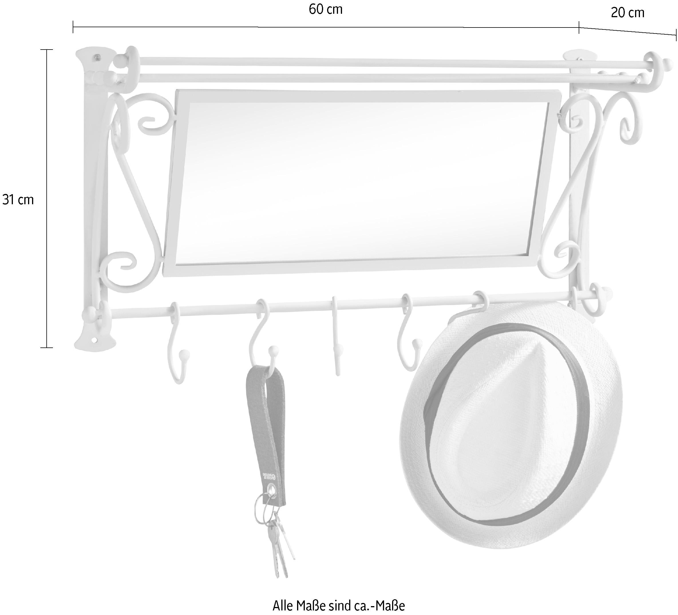 locker Garderobenleiste, 60/20/31 cm