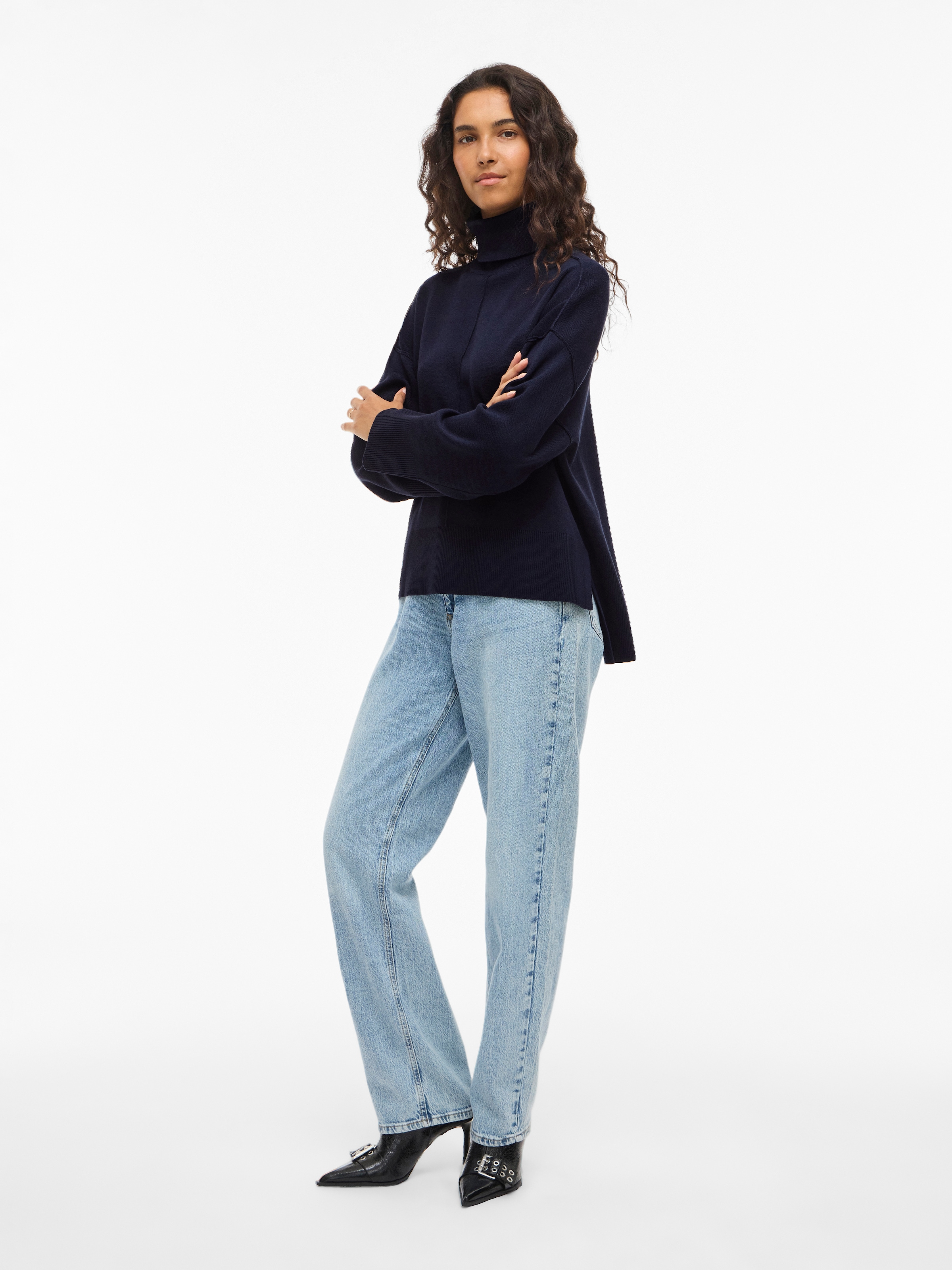 Vila Rollkragenpullover »VIOSTRIA ROLLNECK L/S KNIT TOP-NOOS«