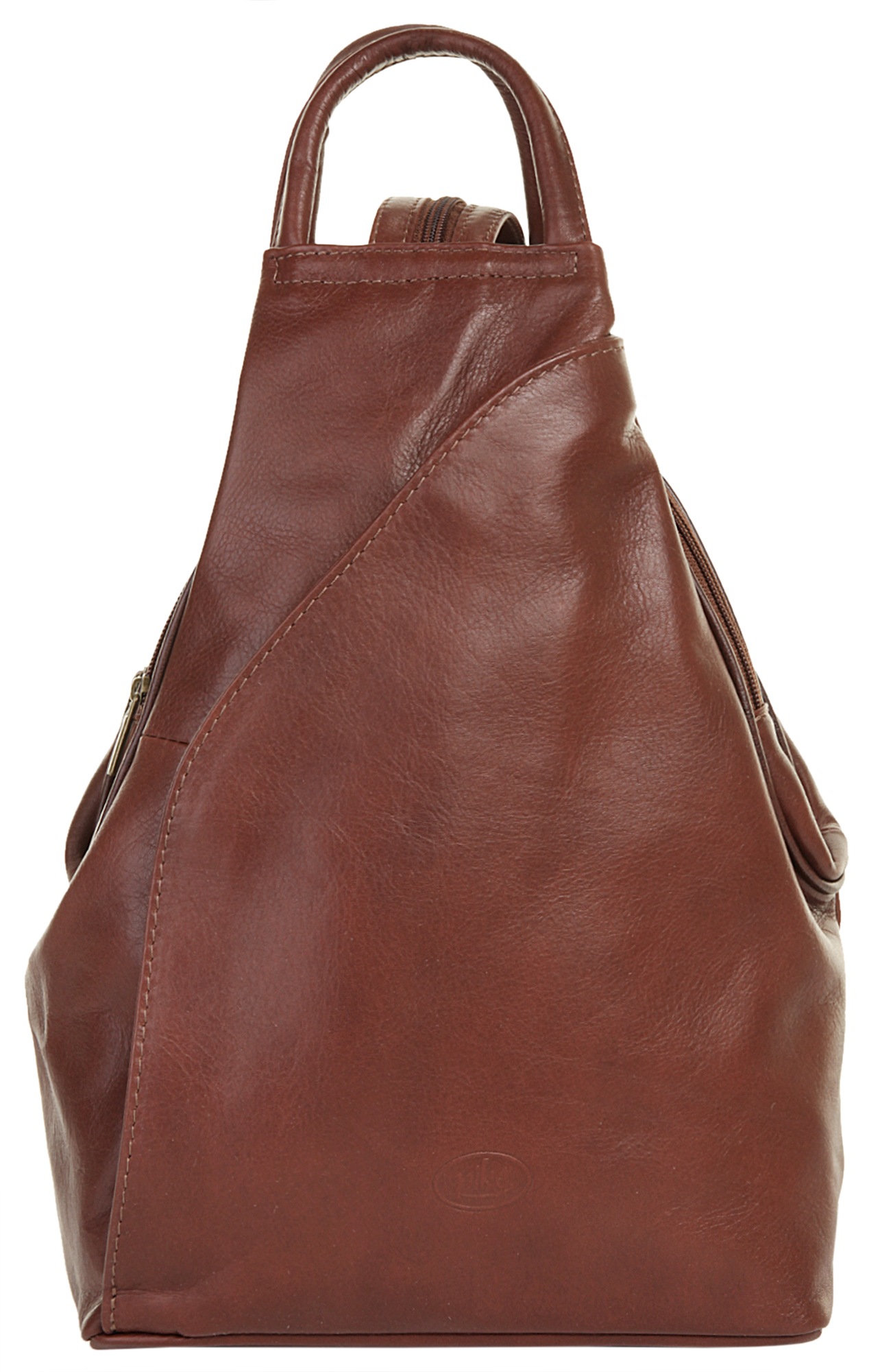 Piké Cityrucksack "PIKÉ Damen echt Leder, Made in Italy" echt Leder, Made in Italy