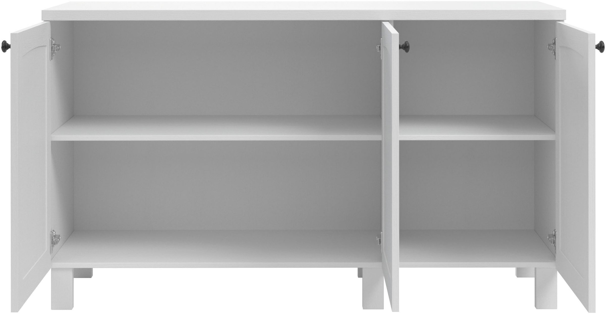 KOCHSTATION Unterschrank »KS-Osby«, (1 St.), Kiefer massiv, Breite 150 cm, 3 Türen