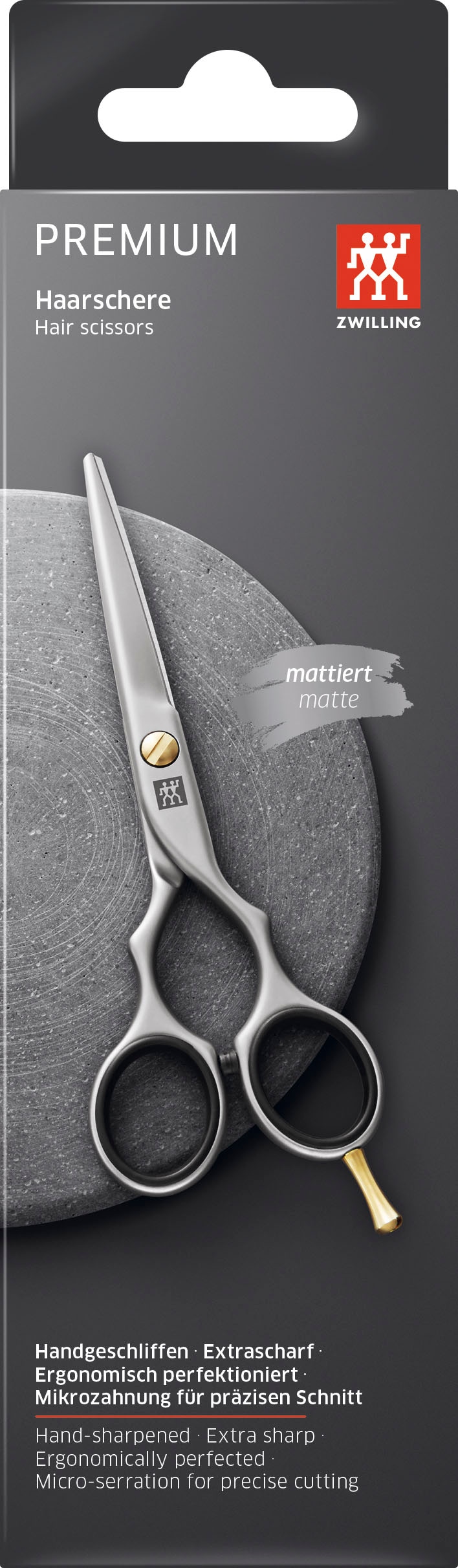 Zwilling Haarschere, 140 mm, mattiert