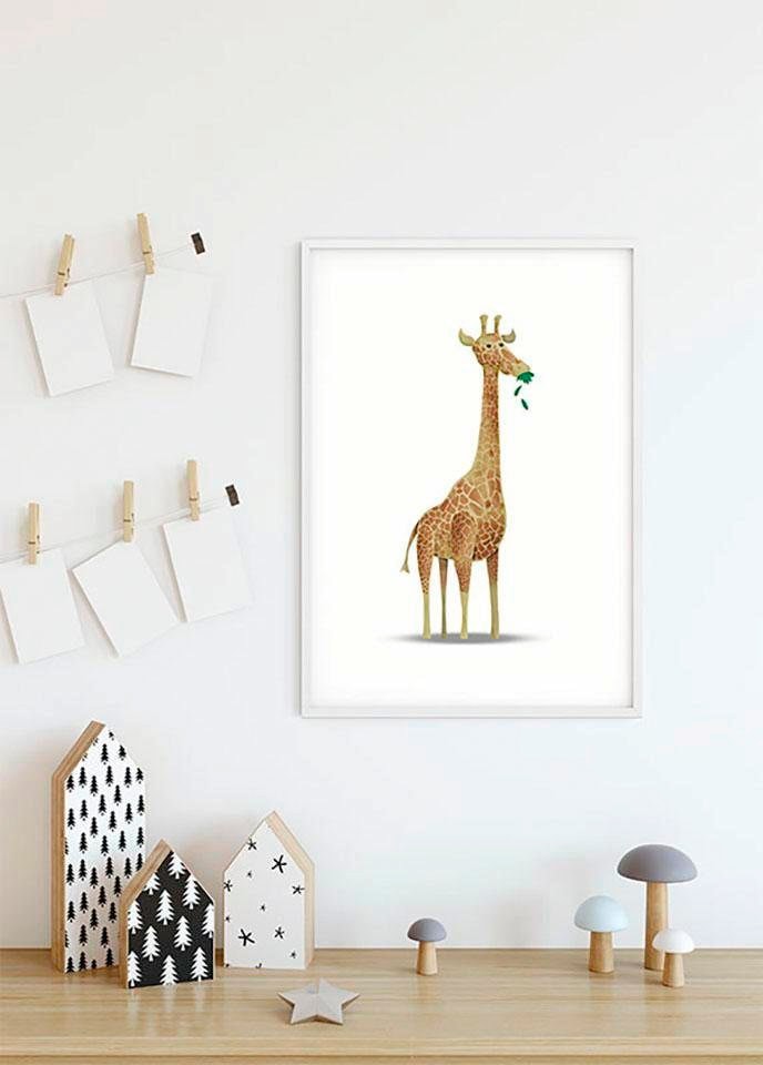 Komar Bild »Cute Animal Giraffe« Tiere 1 Stk. tlg. Wandbild zur Dekoration - ohne Rahmen