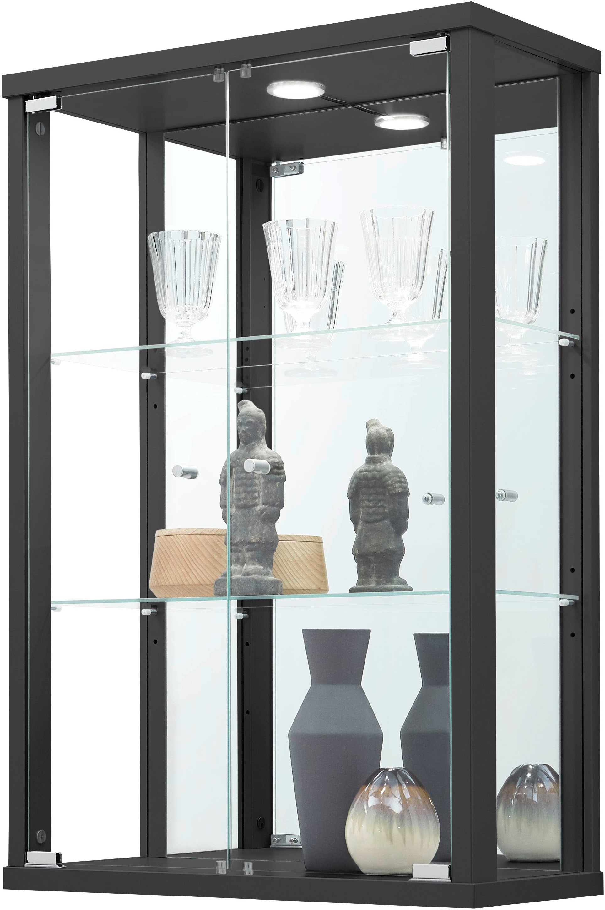 fif möbel Vitrine »OPTIMA« Hängevitrine/Glasvitrine 2x Glastür,perfekt für Sammler,Sammlervitrine