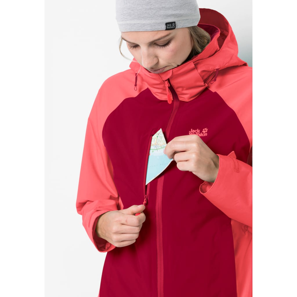 Jack Wolfskin Funktionsjacke »MOUNT EMIN JKT W«, mit Kapuze