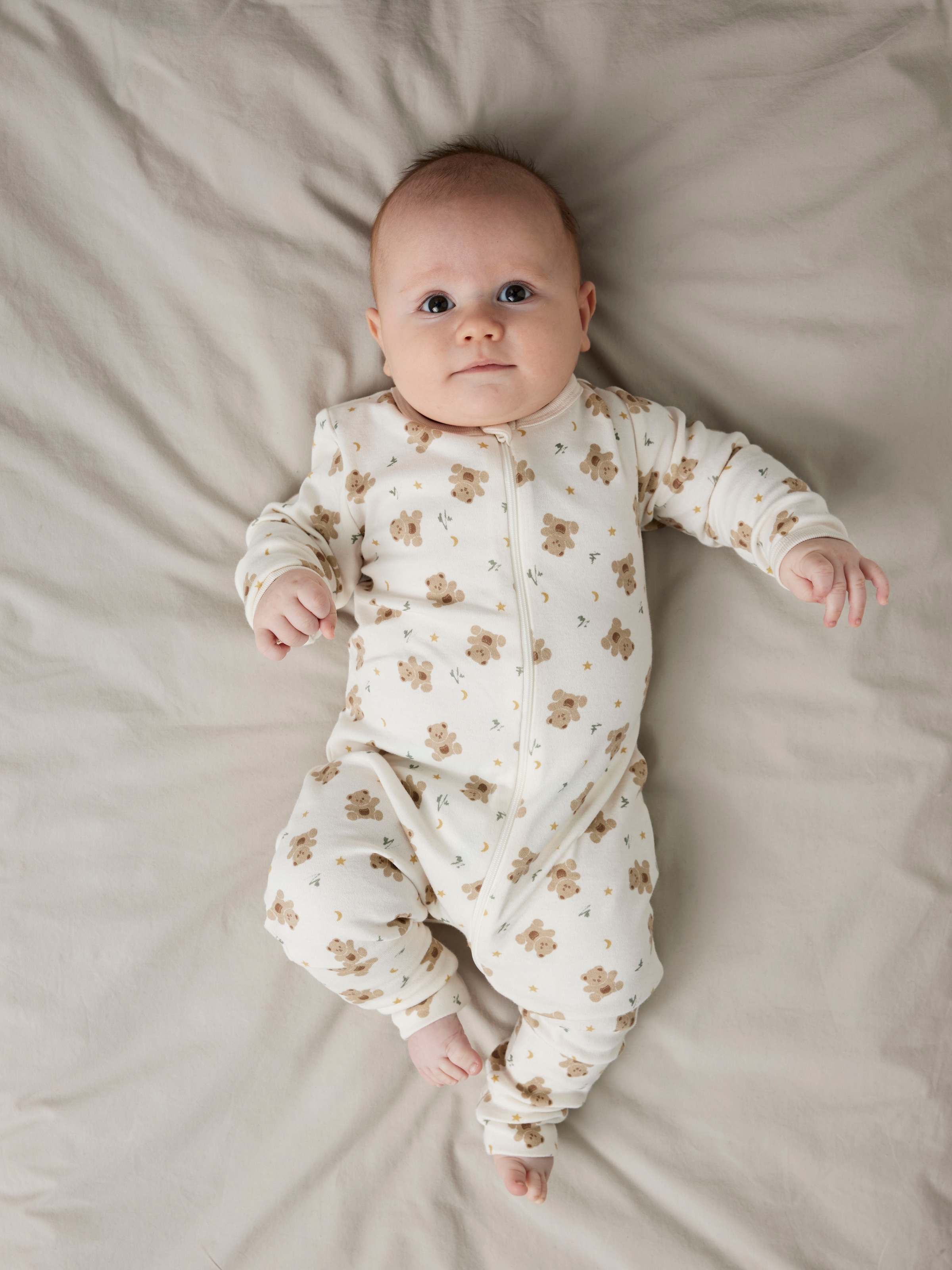 Name It Schlafoverall »NBNNIGHTSUIT 2P ZIP FF JET BEAR NOOS« Packung, 2 Stk.
