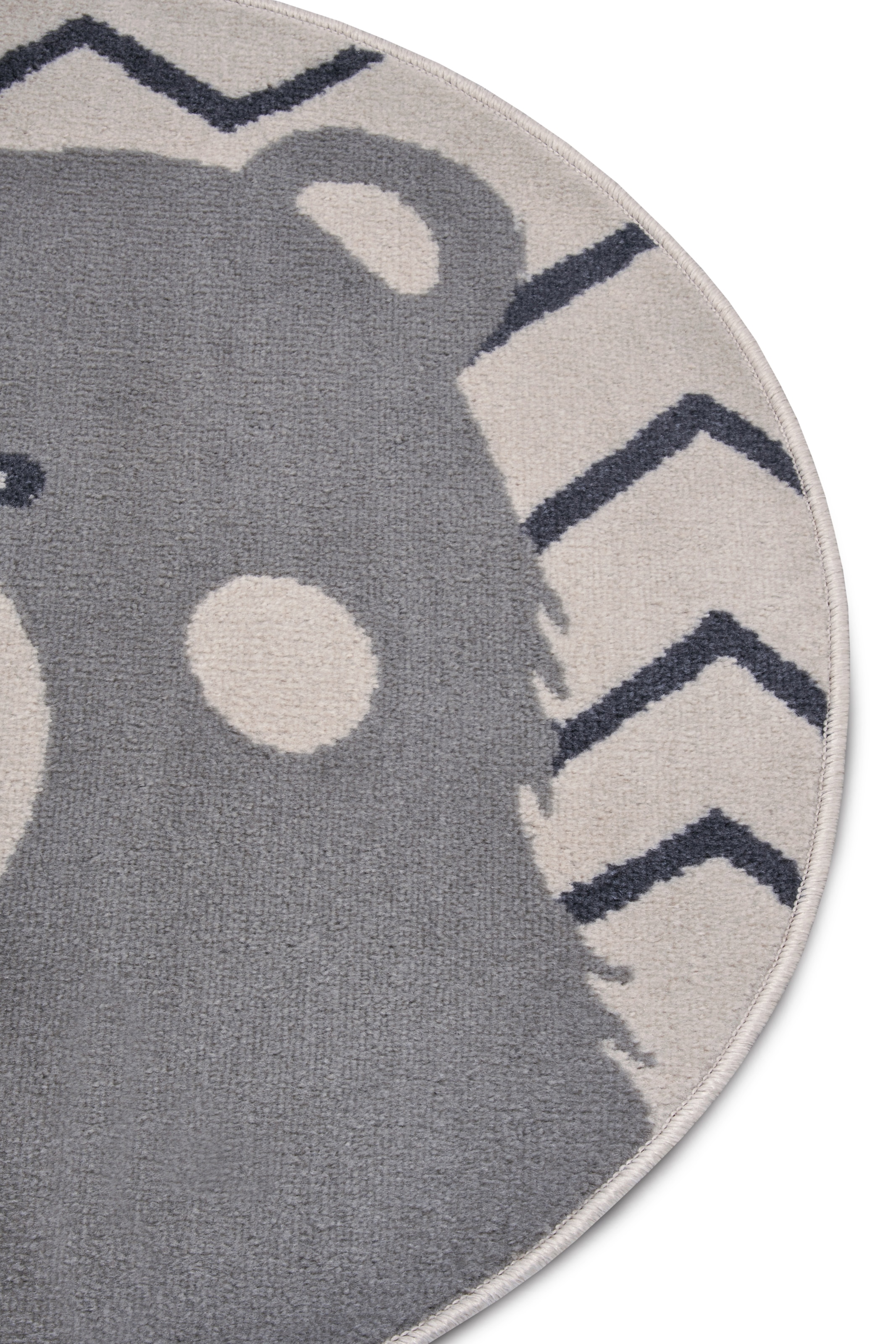 HANSE Home Kinderteppich »Adventures Bear«, rund, 8 mm Höhe, Spielteppich, fest, Kinderzimmer, Kurzflor, Spielunterlage