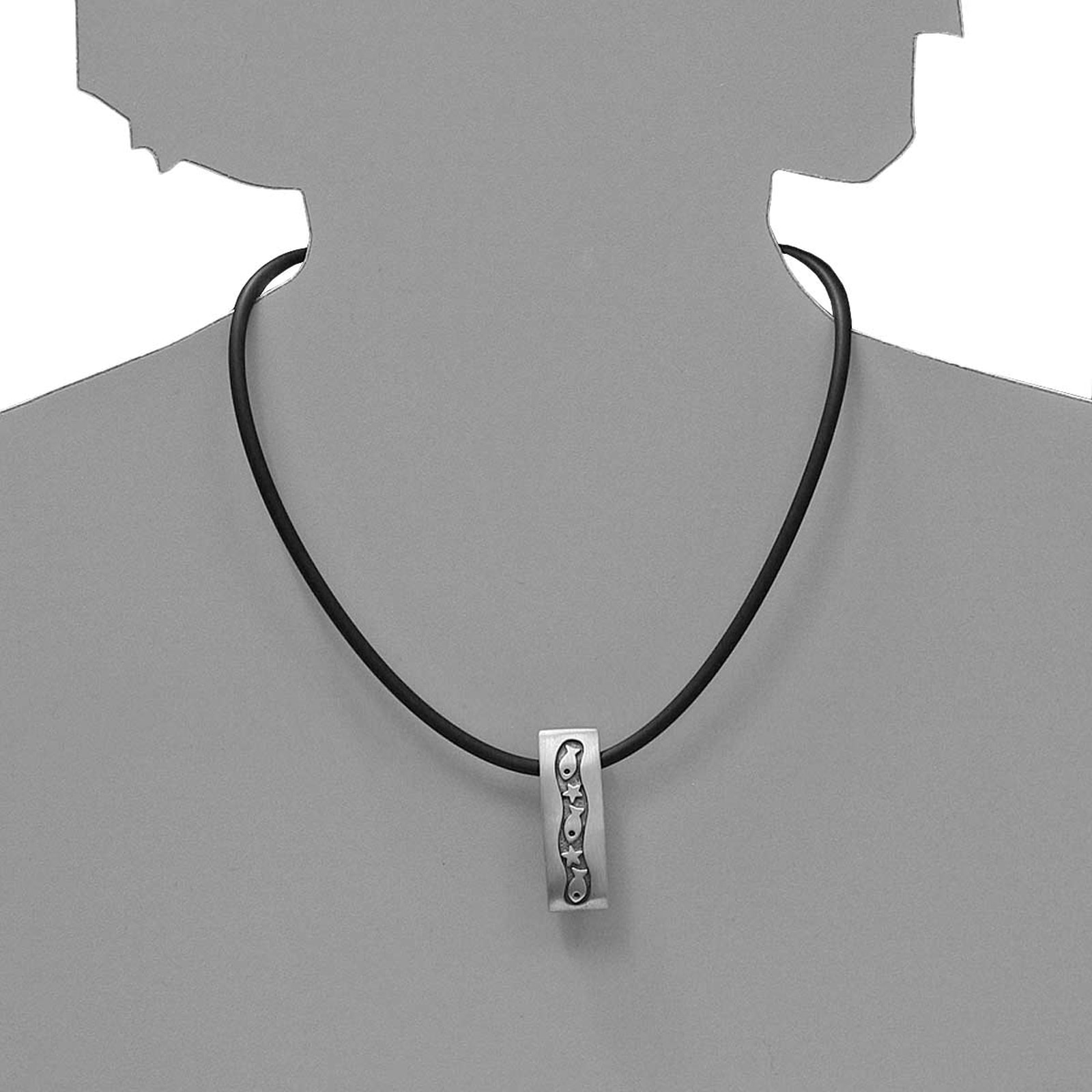 OSTSEE-SCHMUCK Kettenanhänger »- Gleiter-Fisch & Stern - Silber 925/000 -,«