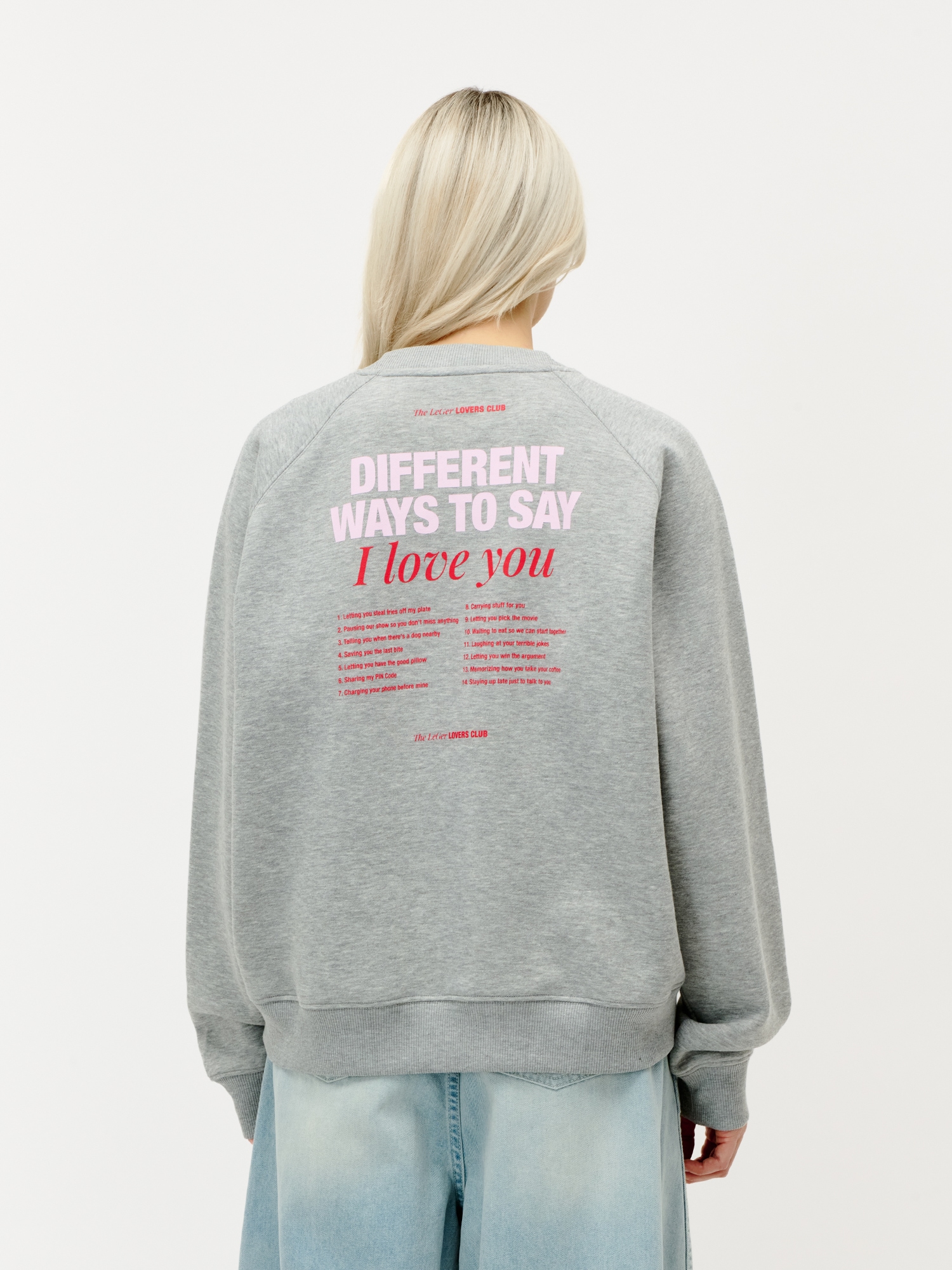 LeGer Sweatshirt »Loretta, LeGer by Lena Gercke«, großer Rückenprint, locker geschnitten
