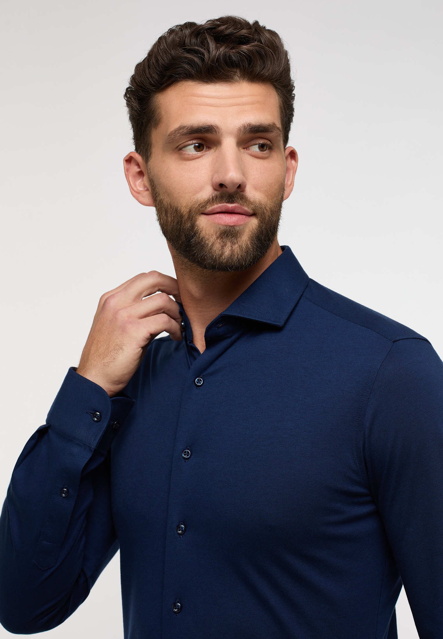 Eterna Langarmhemd »SLIM FIT«