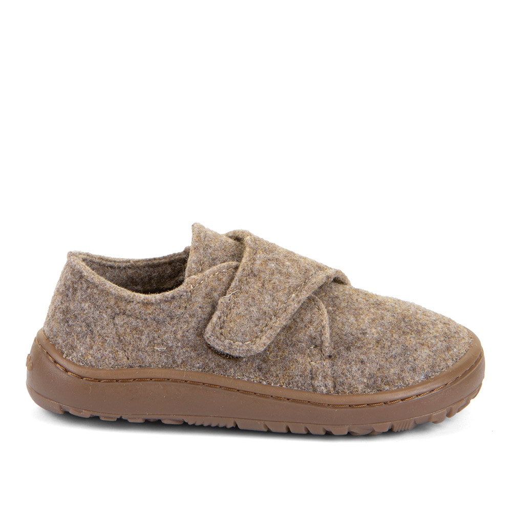 froddo® Hausschuh »BAREFOOT WOOLY«  barfoot Klettschuh für zu Hause, Kindergartenschuh mit Wollfutter