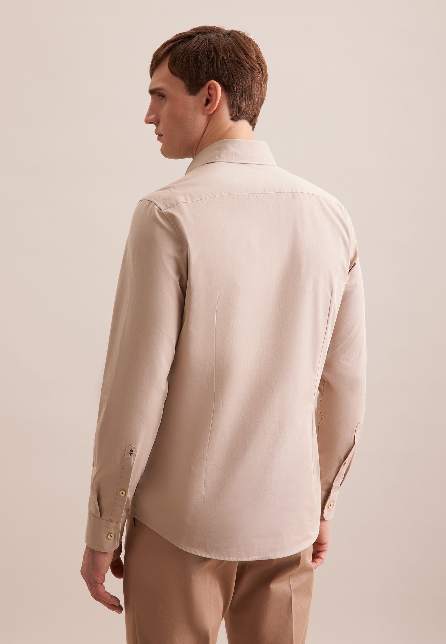 seidensticker Businesshemd Slim 1/1 Kentkragen Uni