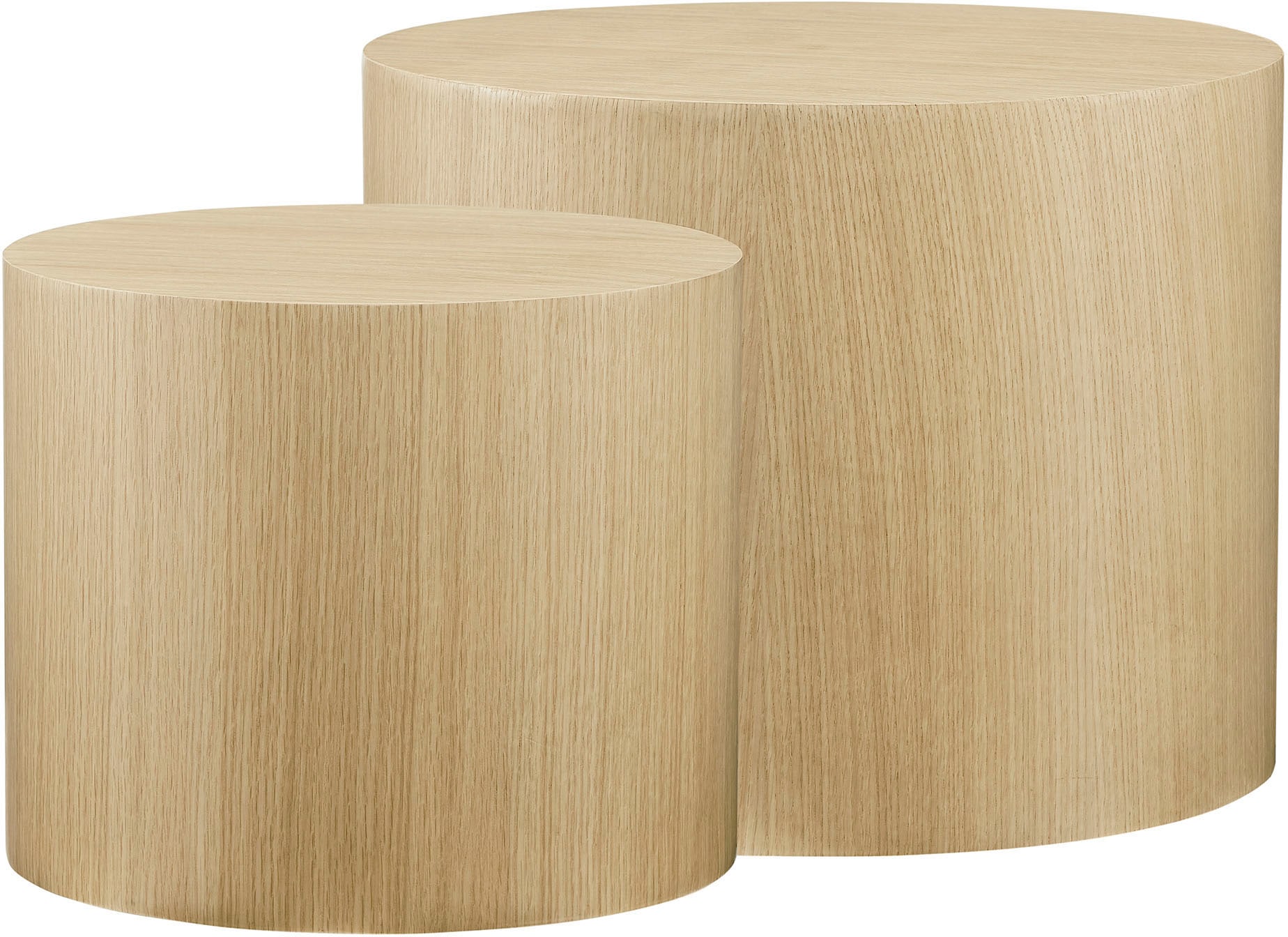 SalesFever Couchtisch "Coffeetable im 2er-Set: Stilvoller Mittelpunkt" 2 Stk. tlg. mit Holzfurnier