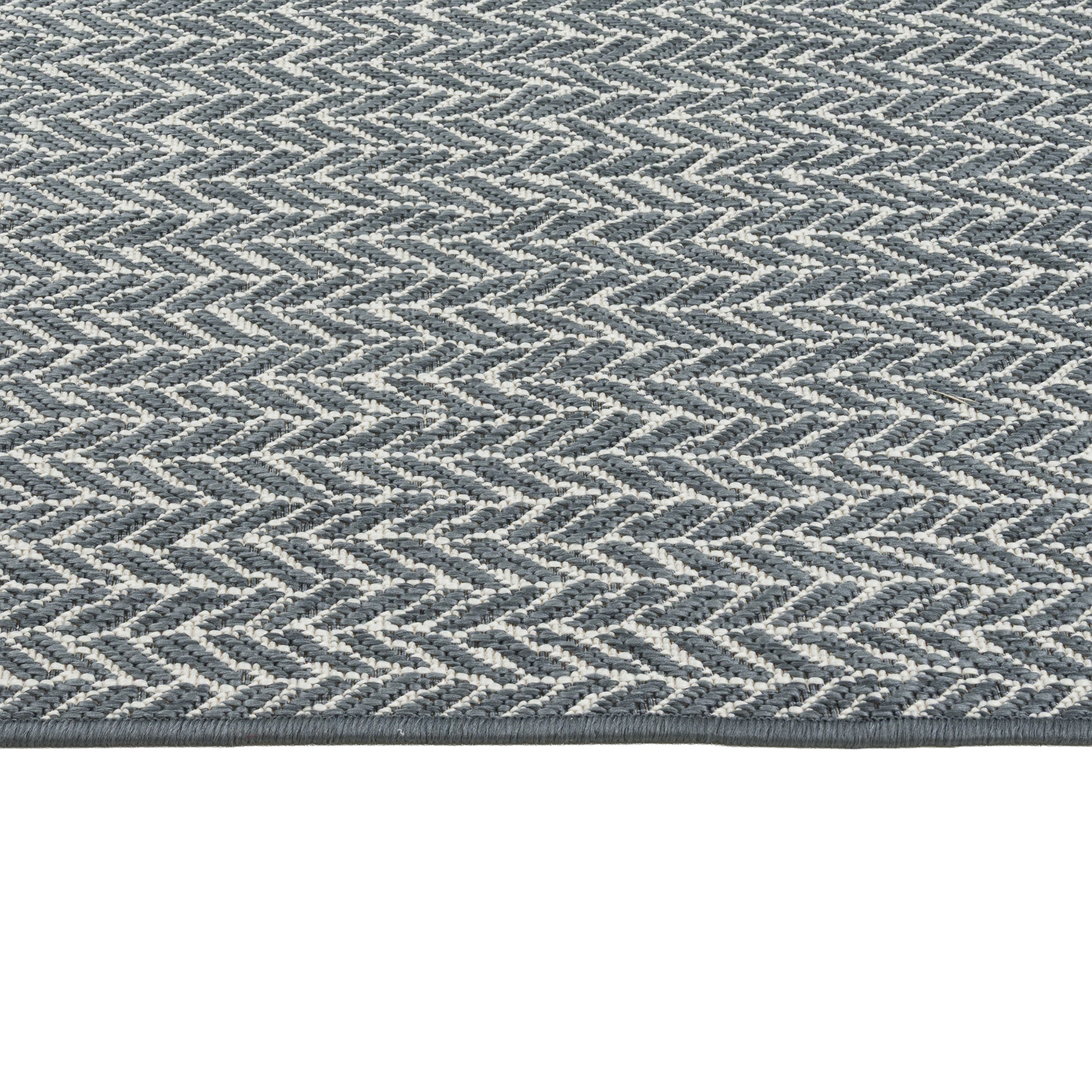 OTTO home Teppich »Matts in Strick-Optik auch für Balkon und Terrasse«, rechteckig, 5 mm Höhe, In- und Outdoor geeignet, Wetterfest & UV-beständig