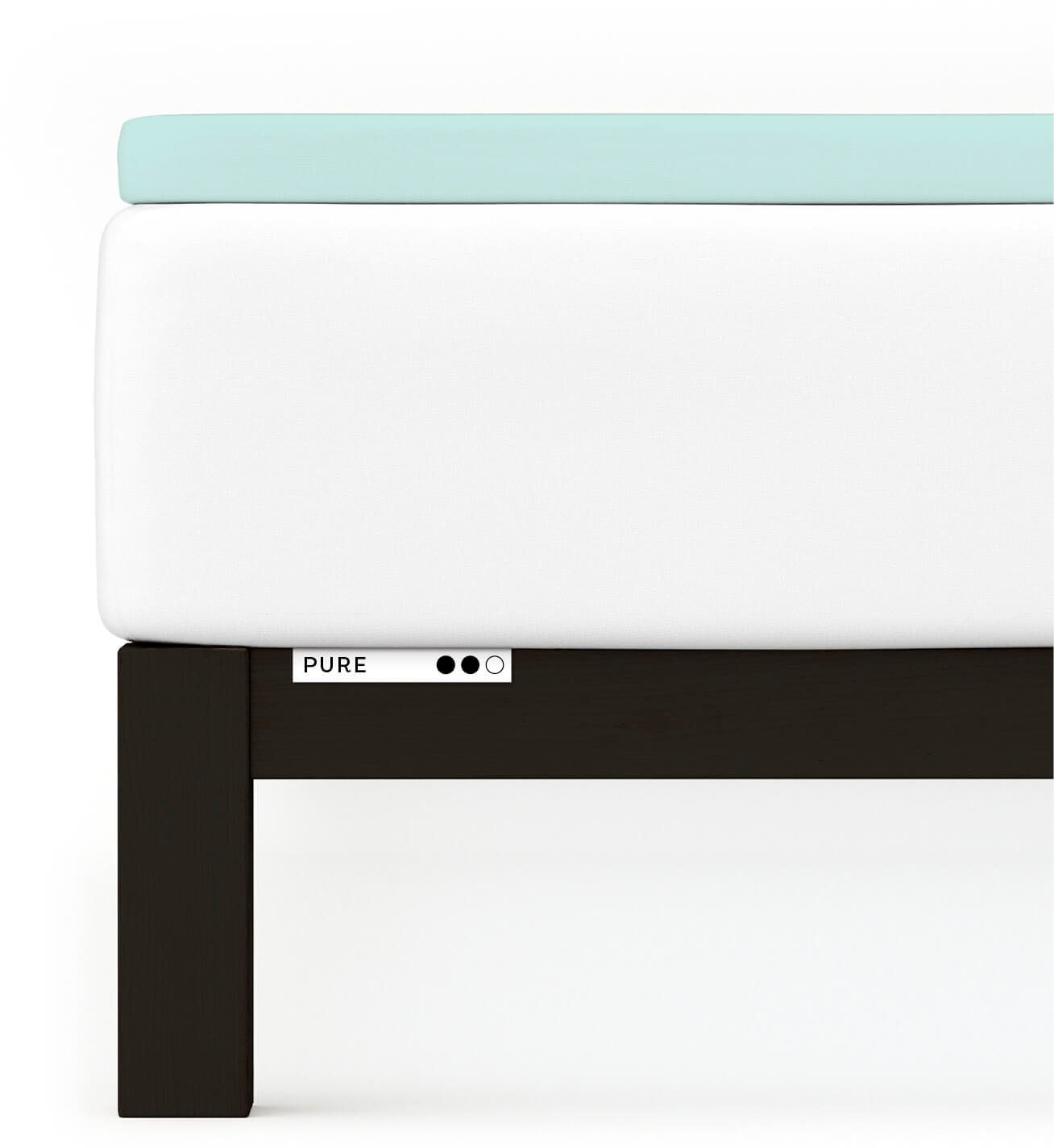 Schlafgut Spannbettlaken »PURE TOPPER in Gr. 90x200, 140x200 oder 180x200 cm, Laken für Topper« aus 95% Bio-Baumwolle 5% Elasthan, für Matratzen bis 10 cm Höhe