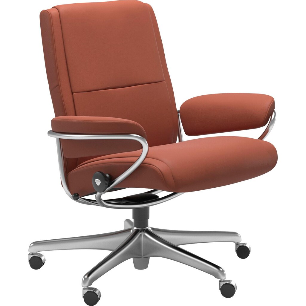 Stressless® Relaxsessel »Paris«, Low Back, mit Home Office Base, Gestell Chrom