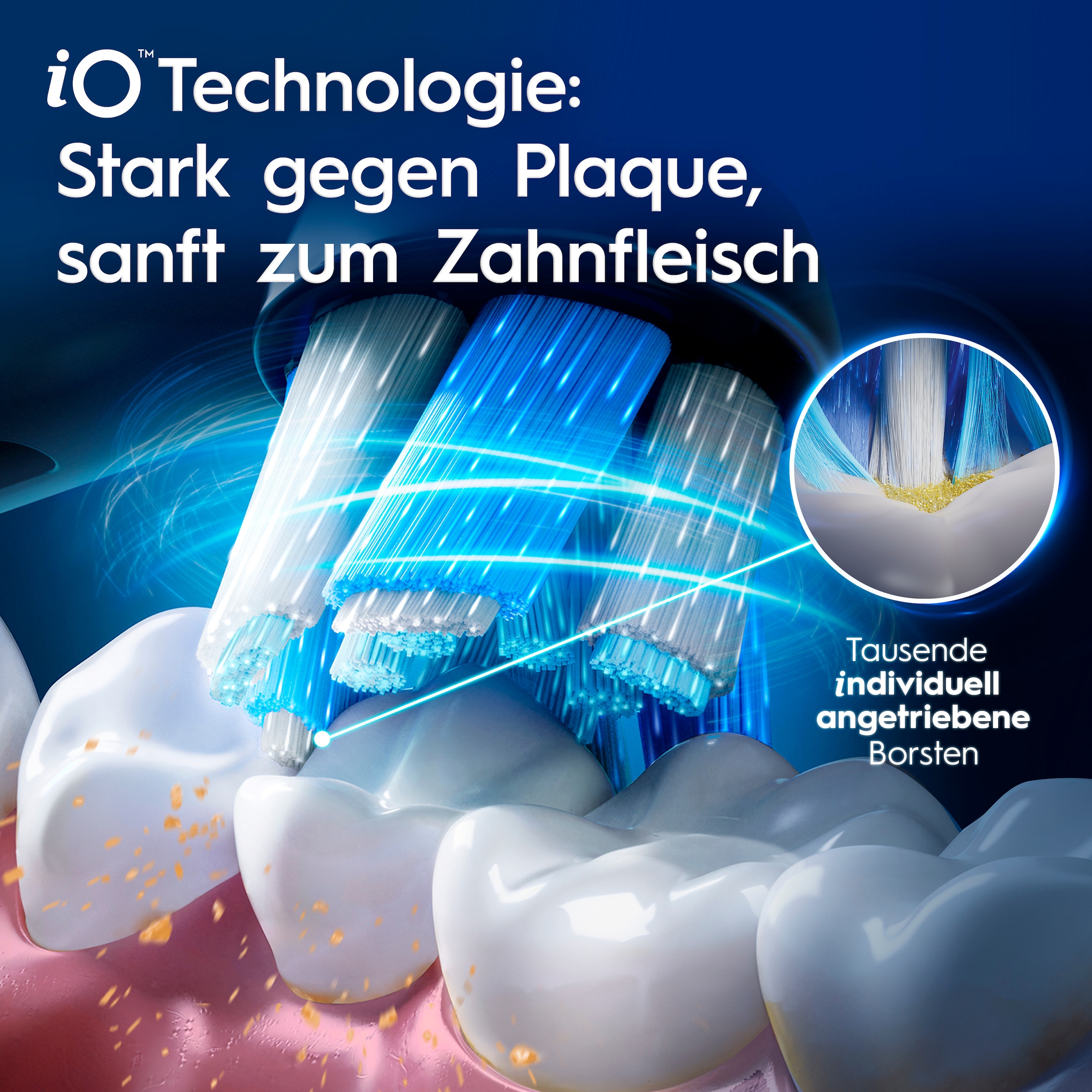 Oral-B Elektrische Zahnbürste »iO Series 10 Luxe Edition« 1 Stk. Aufsteckbürsten Magnet-Technologie