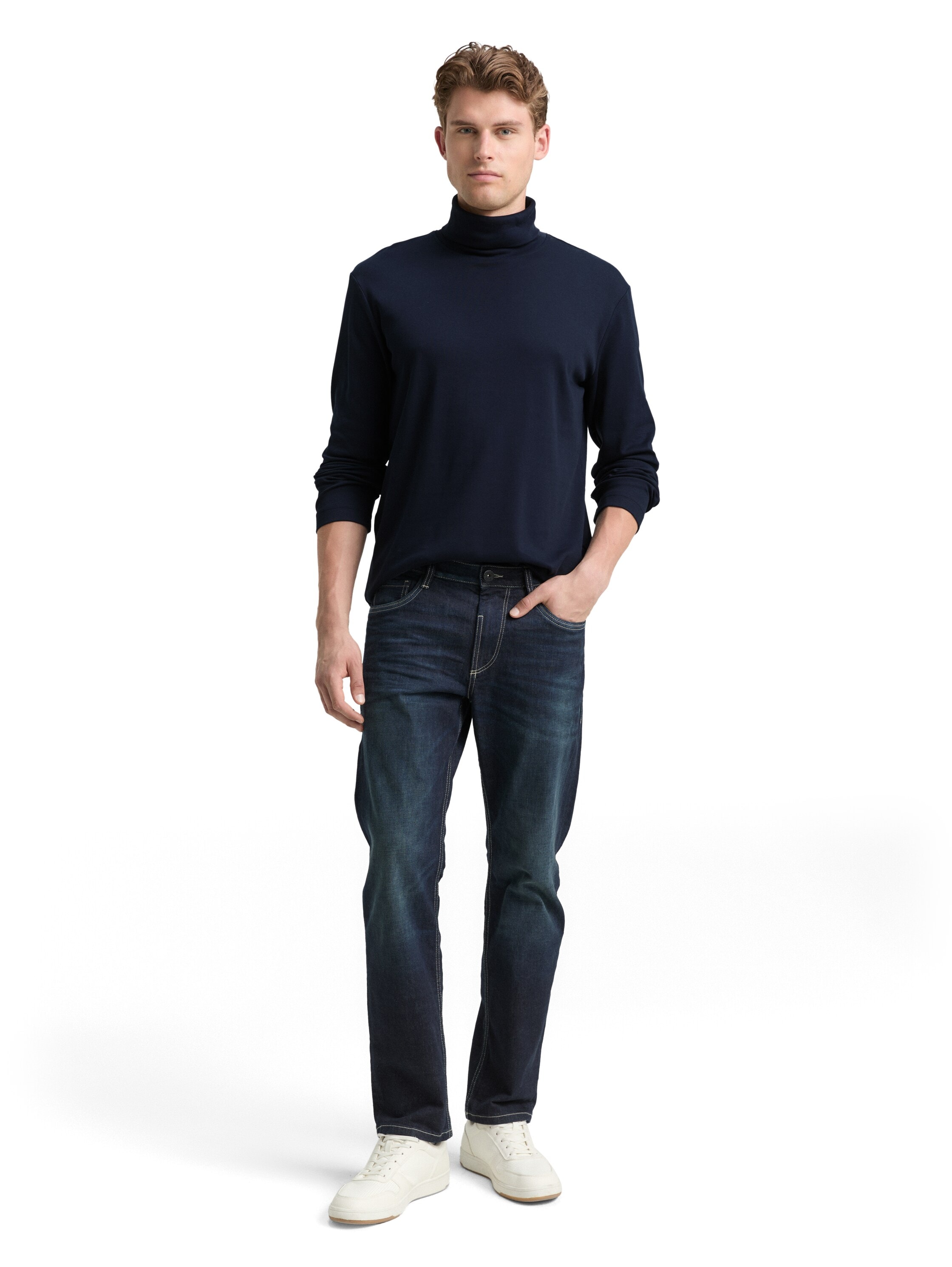 TOM TAILOR Langarmshirt, mit Rollkragen