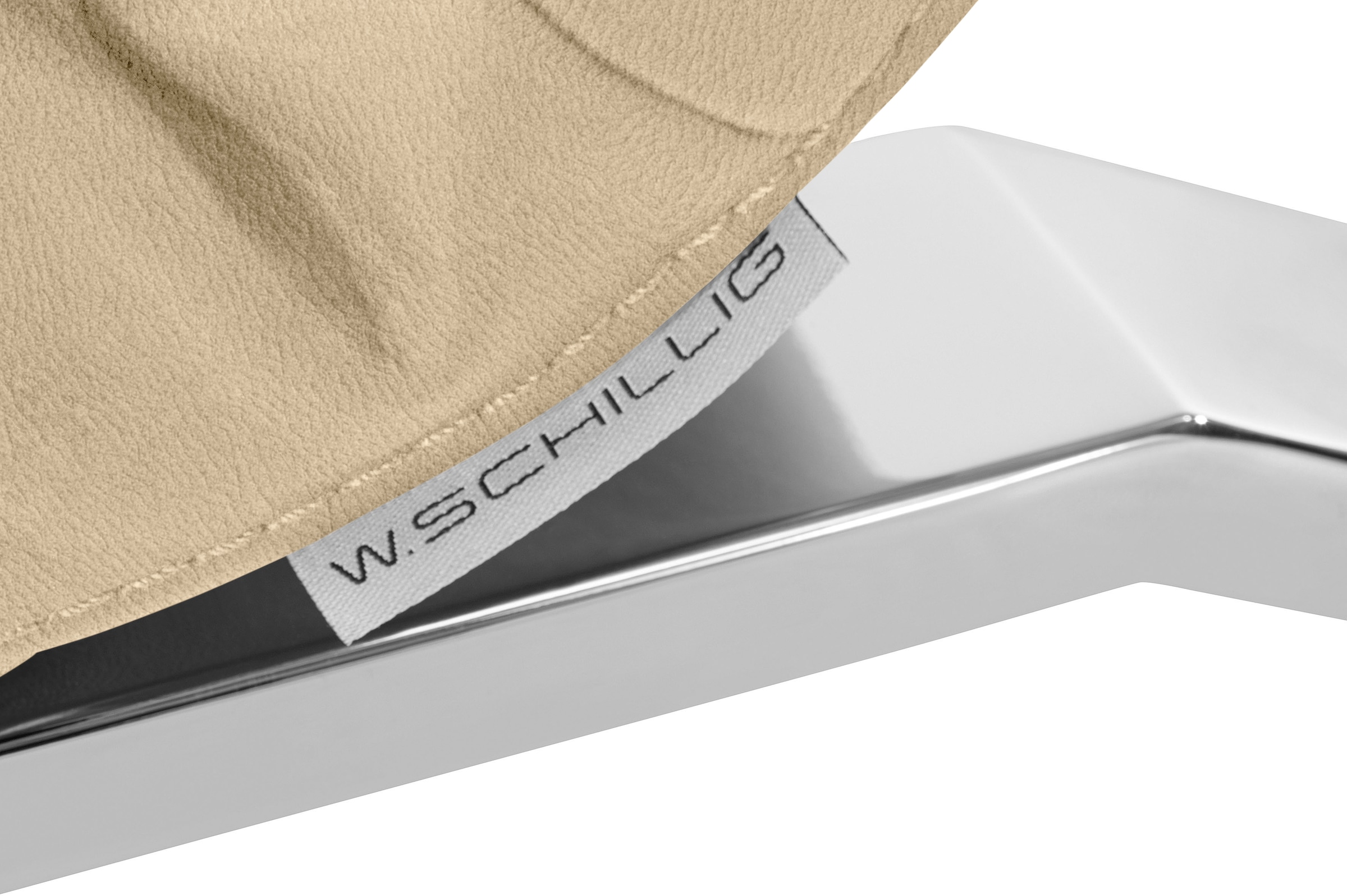 W.SCHILLIG Relaxliege »daily dreams«, Funktionsliege wahlweise mit Motor, Gestell Chrom, Breite 65 cm