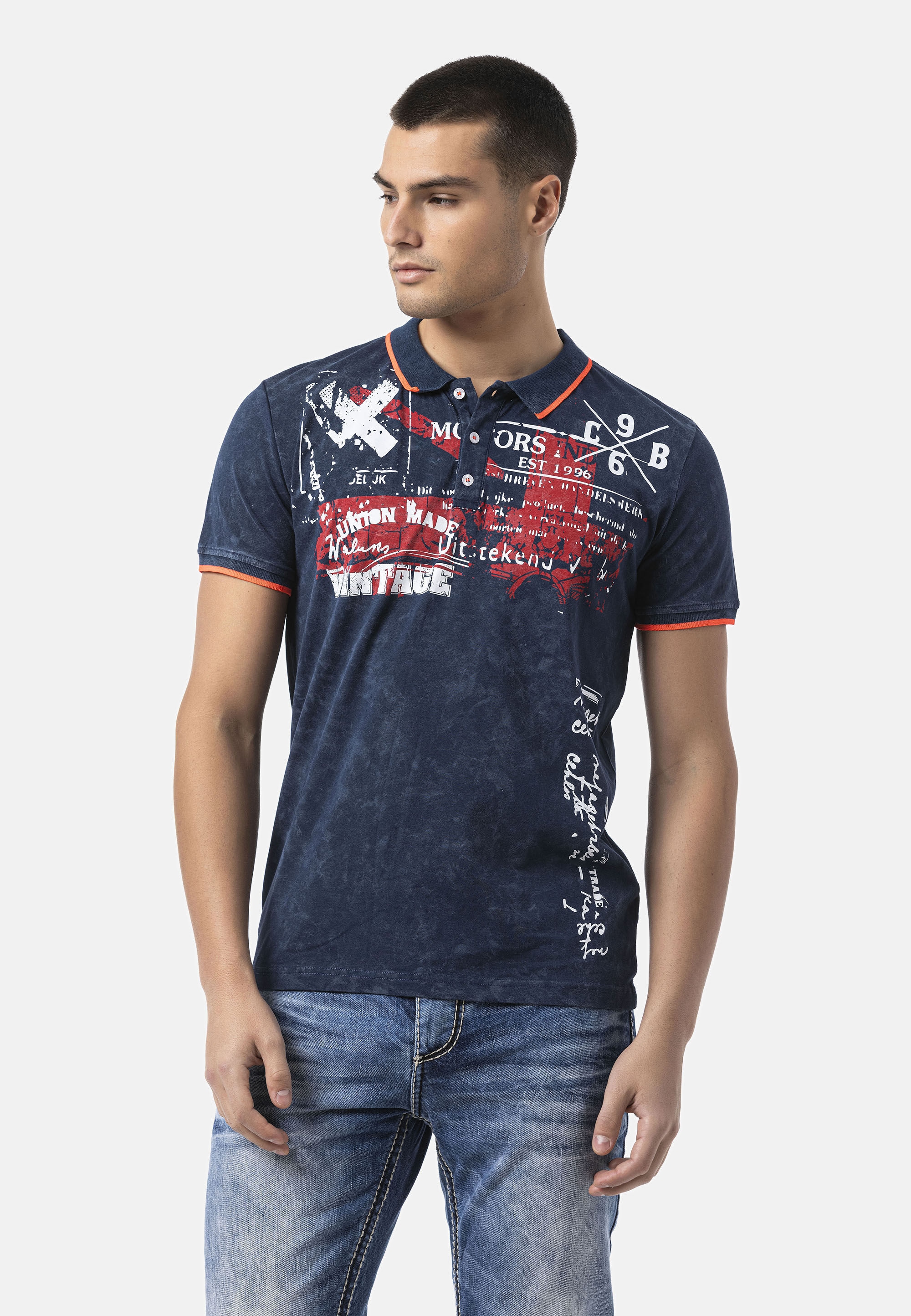 Cipo & Baxx T-Shirt »CT795« der coole Print