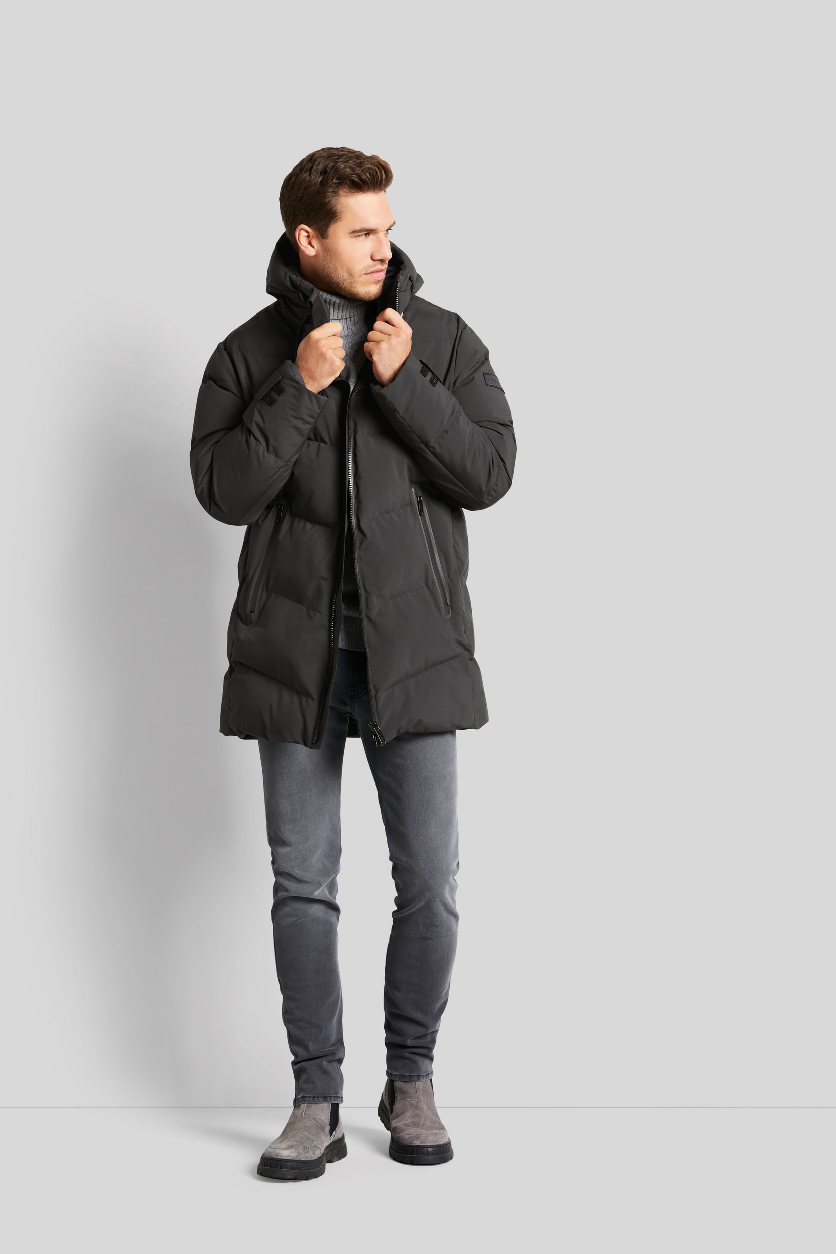 bugatti Parka, mit Kapuze, mit Rainseries-Funktion