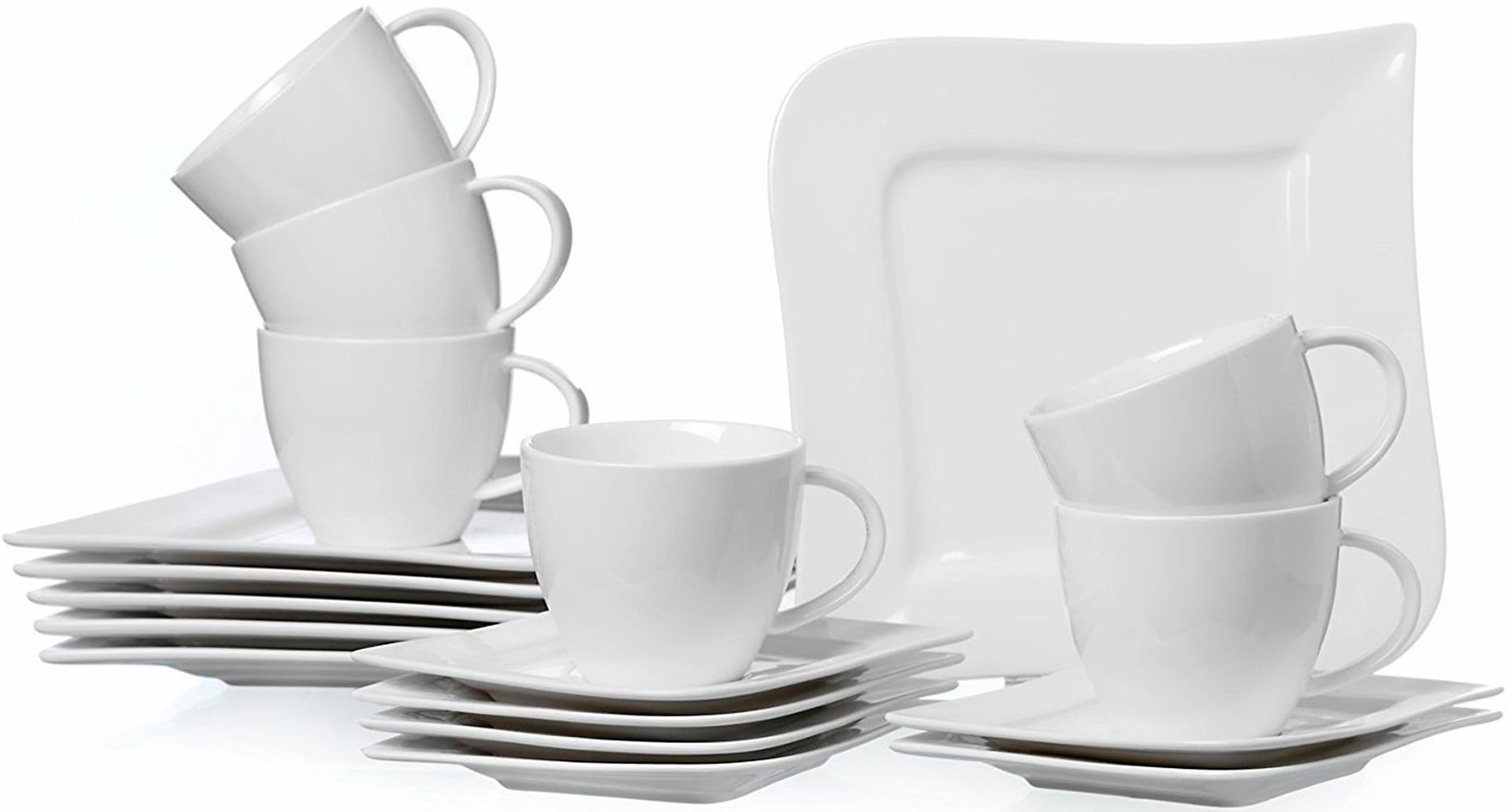 Kaffeeservice »Geschirr-Set, Service Melodie«, (Set, 18 tlg.), 18 Teile, für 6 Personen