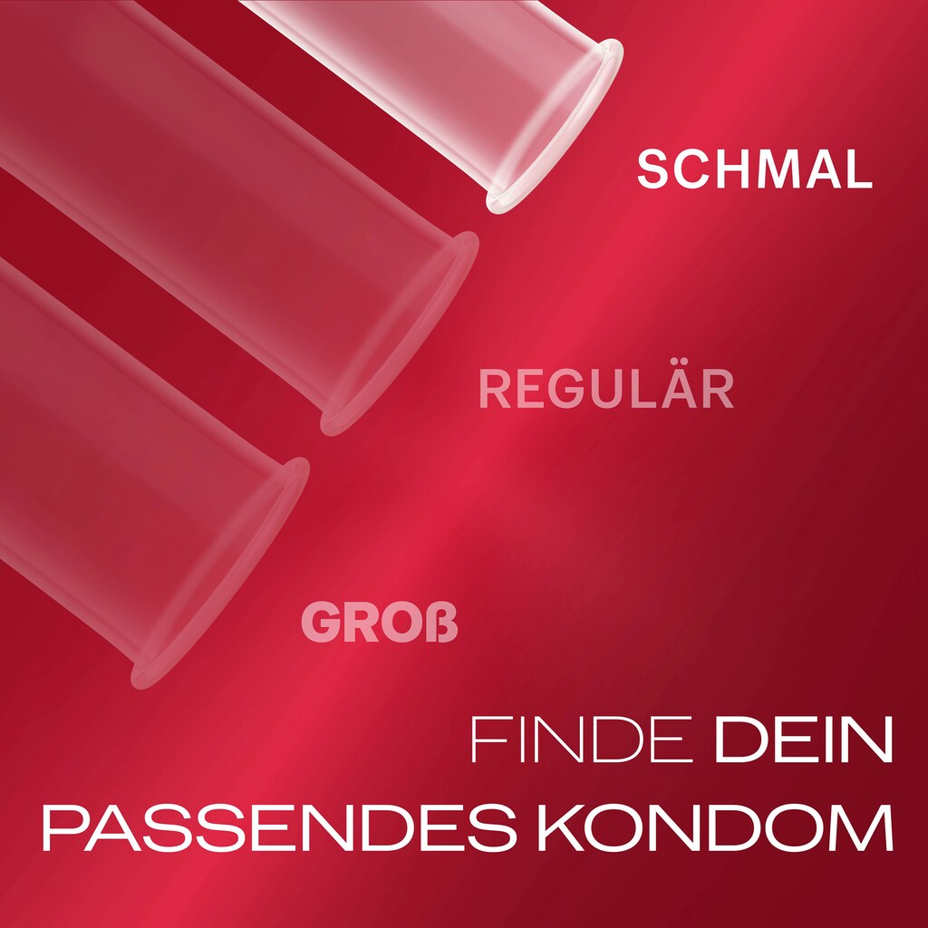 durex Kondome »Gefühlsecht Slim Fit«, (Packung, 8 St.)