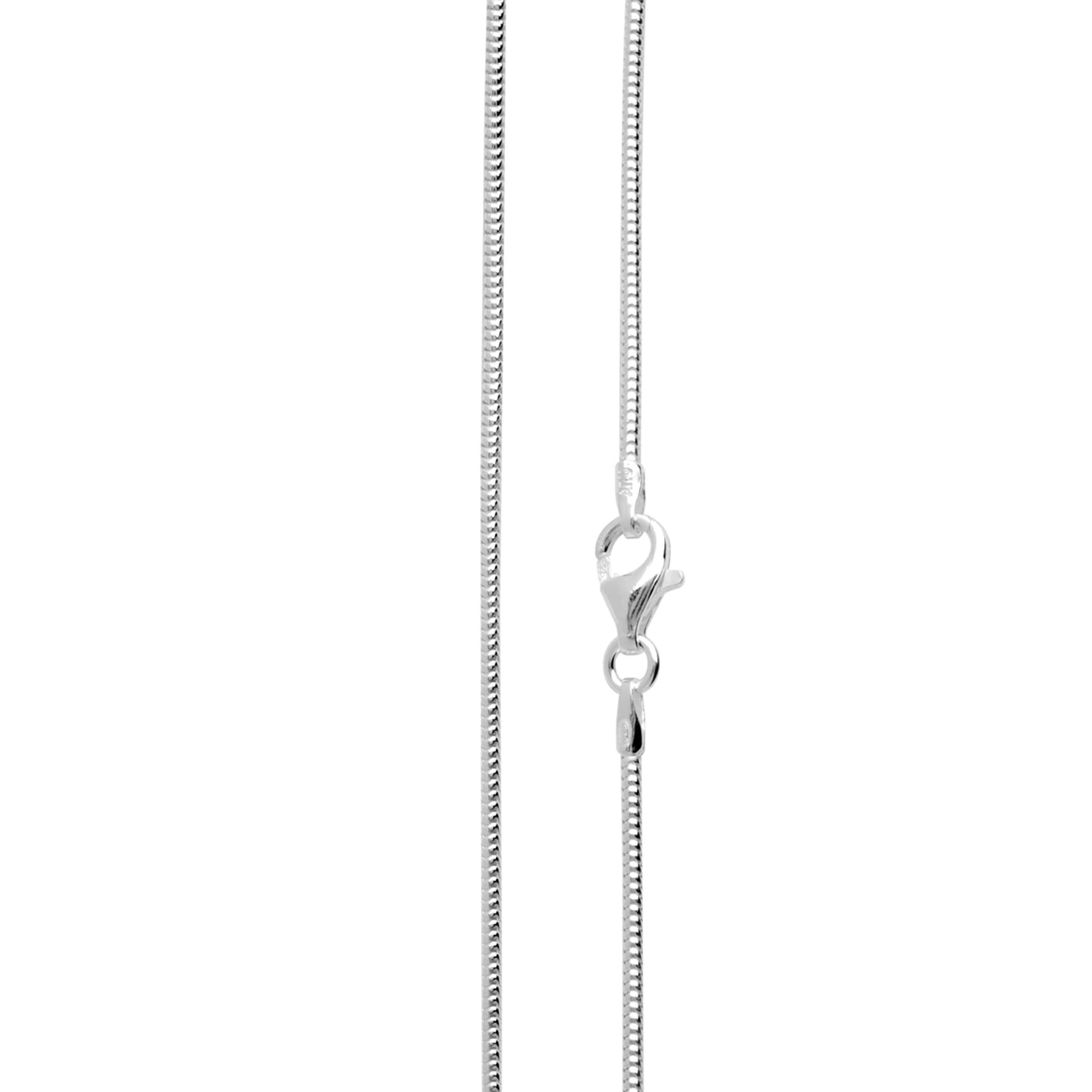 OSTSEE-SCHMUCK Silberkette »- Schlange 1,2 mm - Silber 925/000 -,«