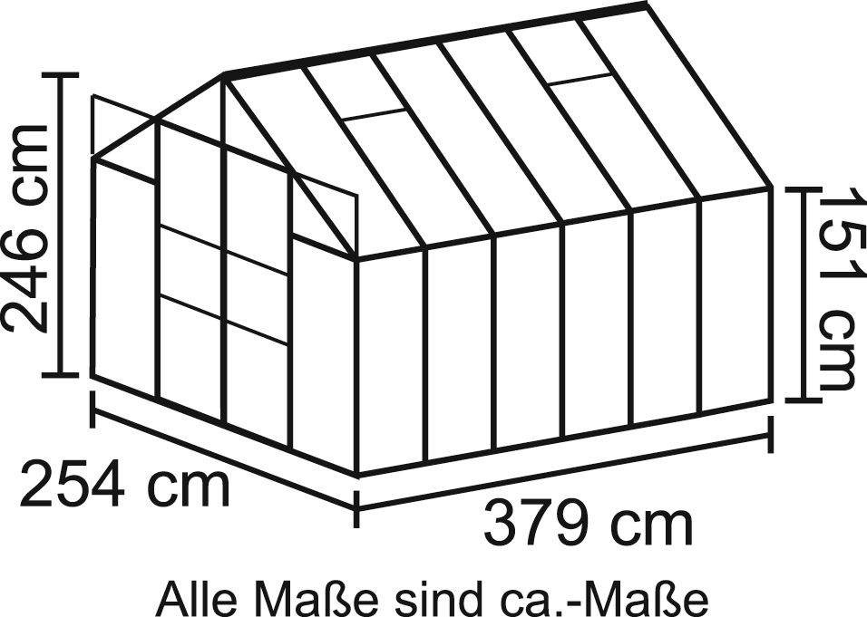 Vitavia Gewächshaus »Uranus 9900«