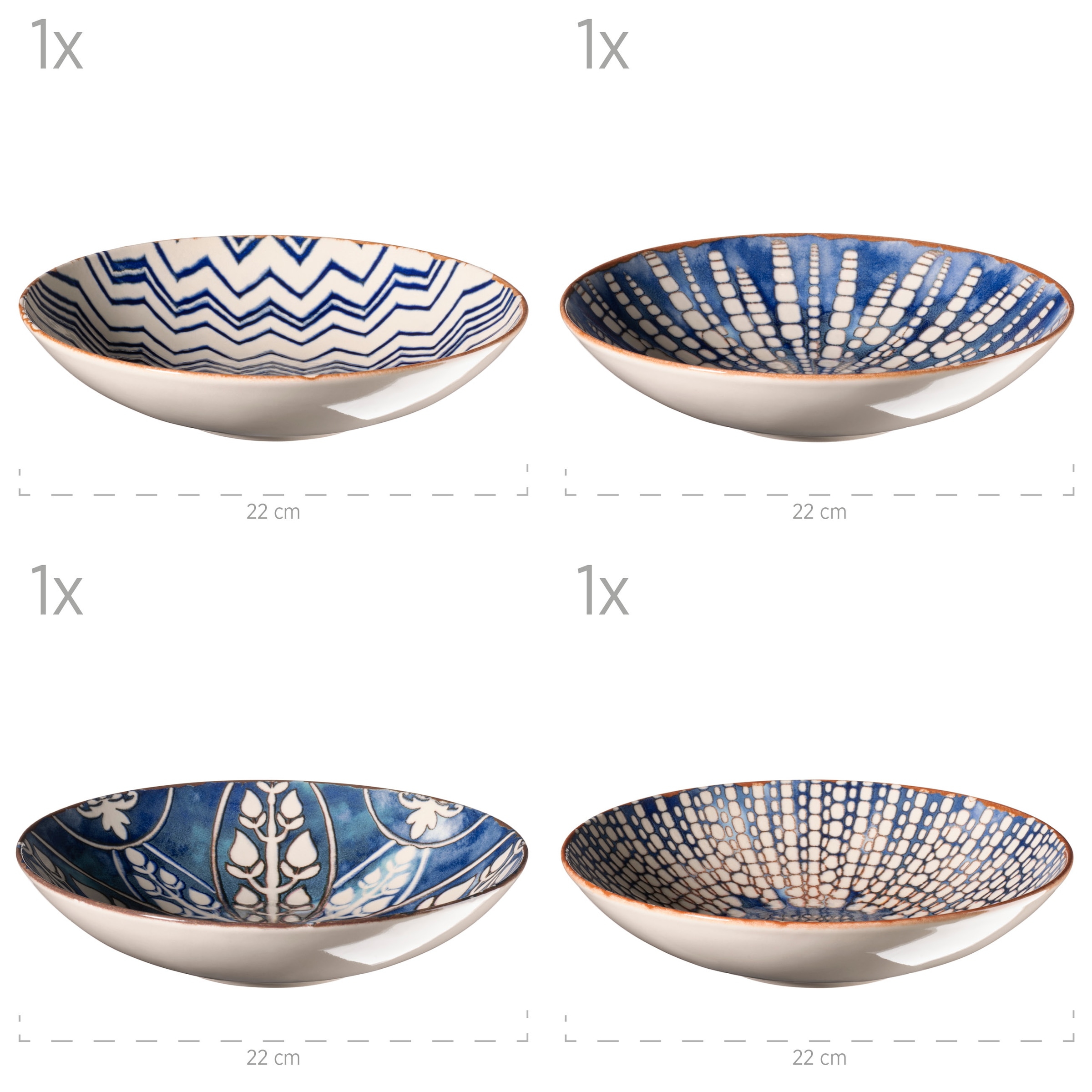 MÄSER Tafelservice »Iberico Blue«