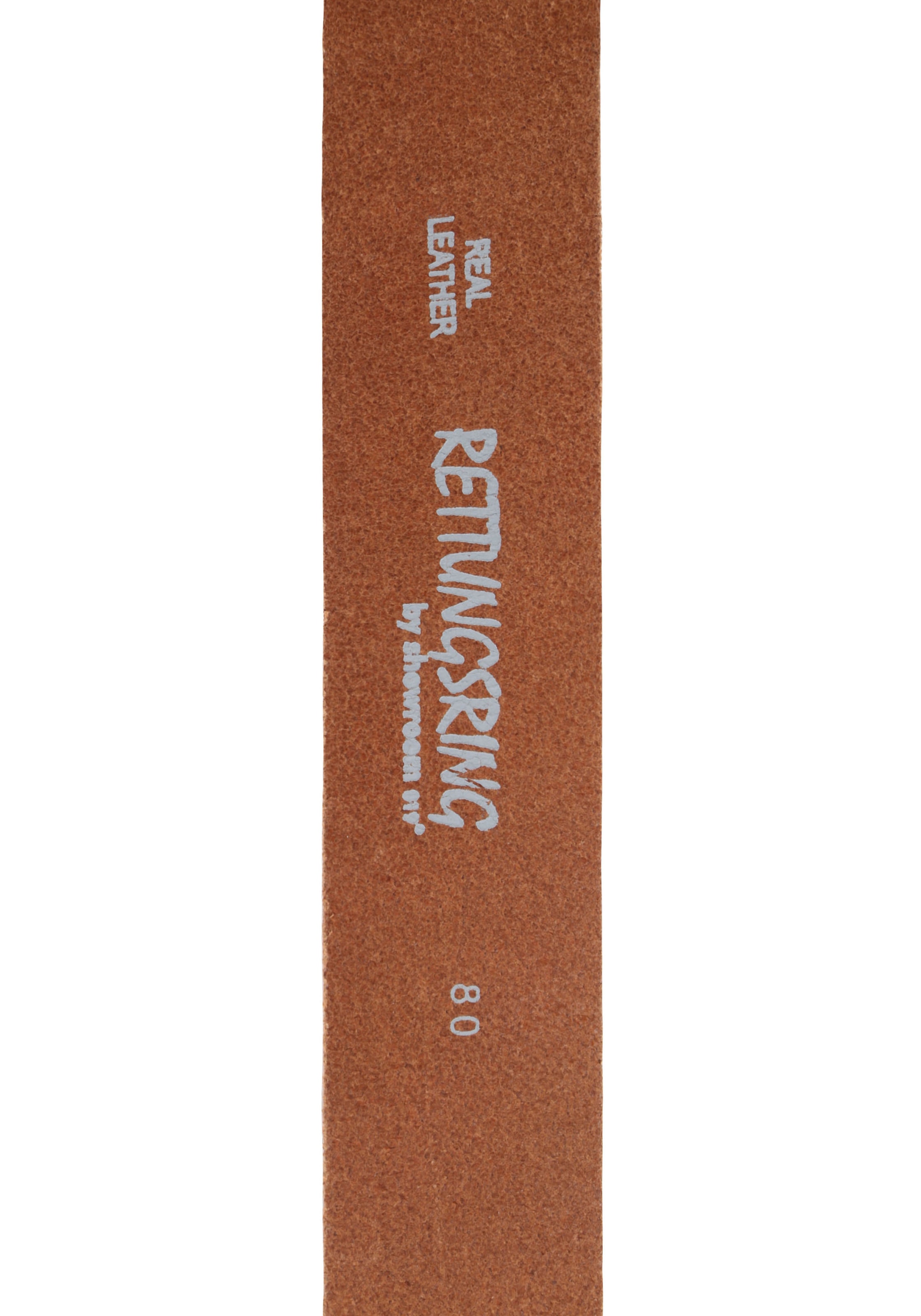 Rettungsring Gürtel Ledergürtel mit austauschbarer Schließe »Büffelkopf«