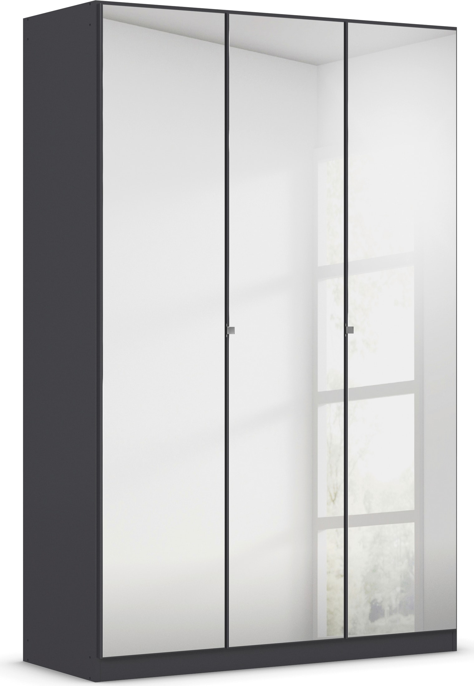 rauch Drehtürenschrank »Reflect«, mit Spiegelfront, inkl. praktischer Inneneinteilung