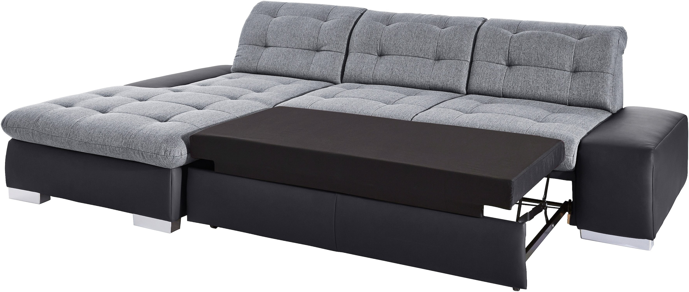 sit&more Ecksofa »Palomino L-Form«, wahlweise XL oder XXL und mit Bettfunktion