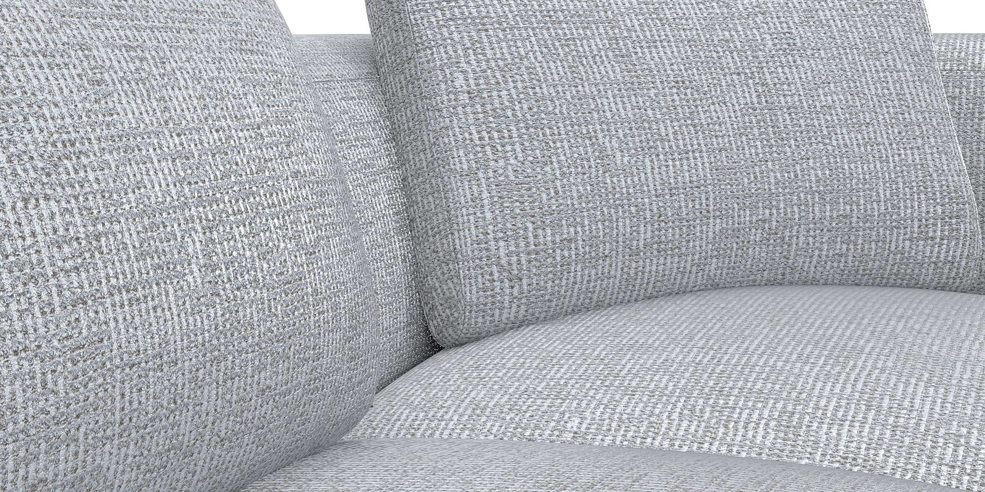 FLEXLUX Ecksofa »Torino, rund, L-Form, Sofa-Ecke mit Ottomane«, Modernes, organisches Sofa-Design, Kaltschaum, Wellenunterfederung
