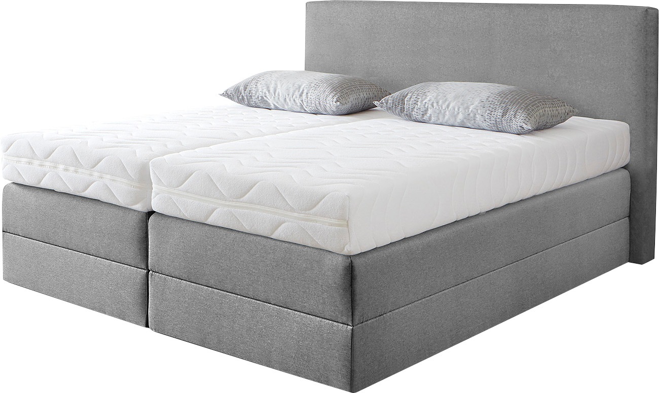 Westfalia Schlafkomfort Boxspringbett, wahlweise mit Kaltschaum-Topper und versch. Matratzenarten/Härtegraden