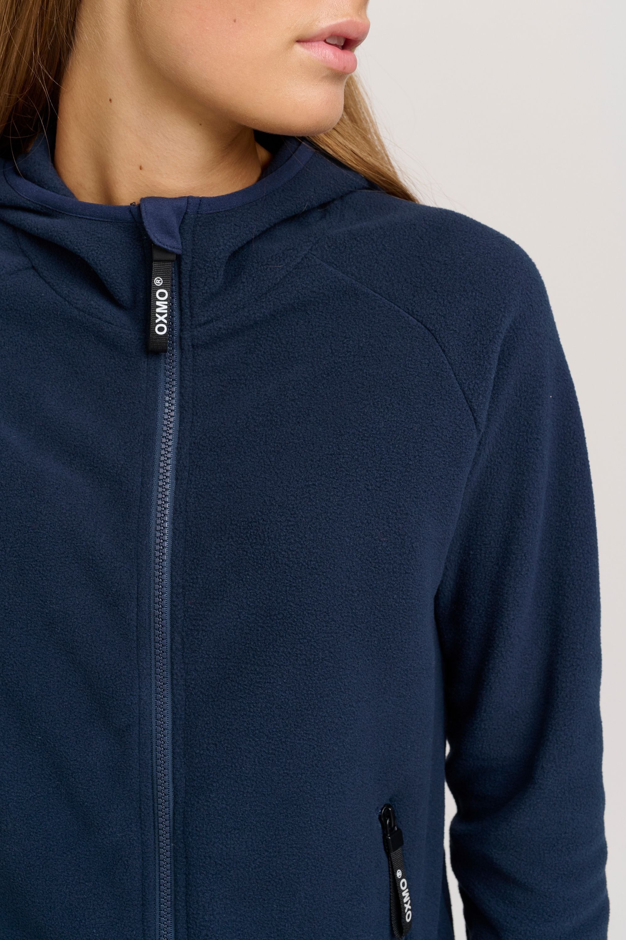 OXMO Fleecejacke »Fleecejacke OXFinja«, mit Kapuze