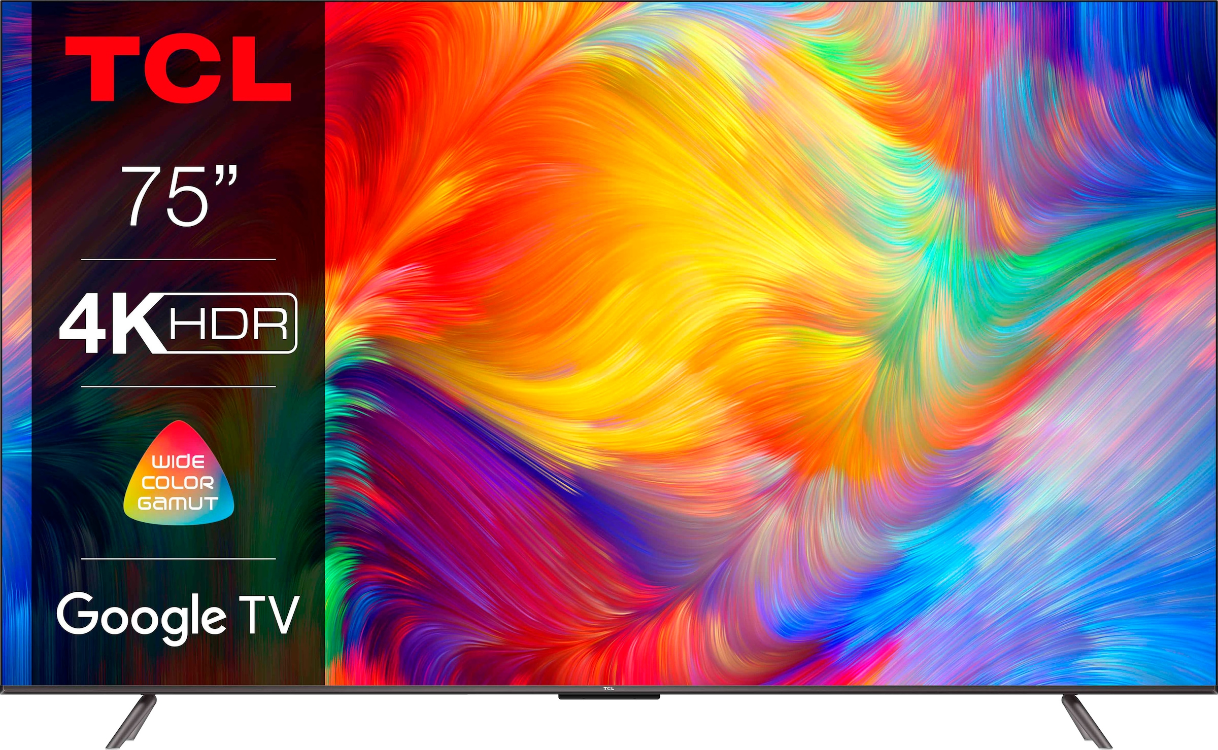 TCL LED-Fernseher, 189 cm/75 Zoll, 4K Ultra HD, Smart-TV-Google TV, HDR Premium, Dolby Atmos, HDMI 2.1, Metallgehäuse