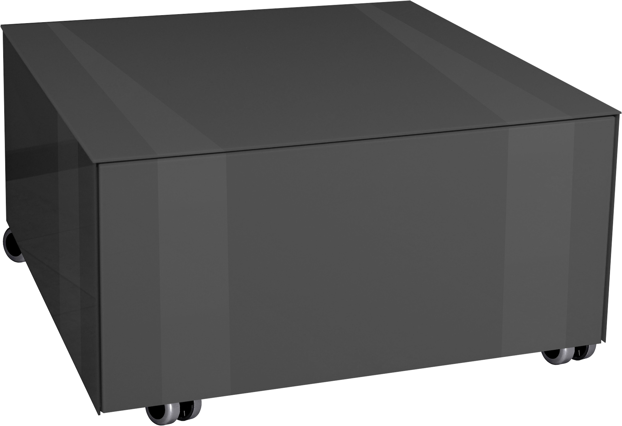 Mäusbacher Couchtisch "Nova" Couchtisch auf Rollen BHT 75/42/75 cm mit 1 Schublade, 1 offenes Fach