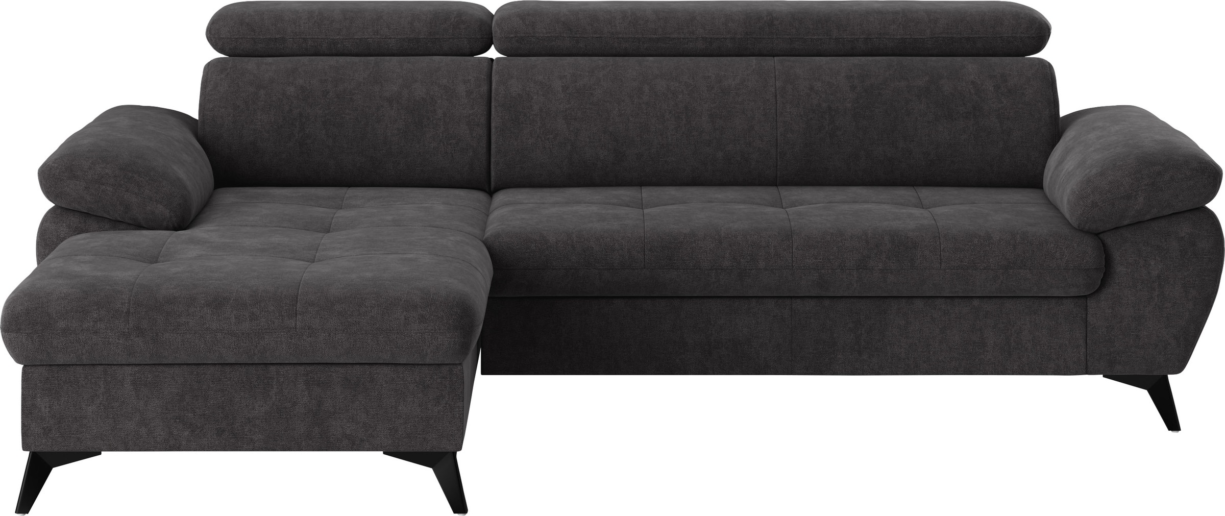 COTTA Ecksofa »Hudson L-Form«, mit Kopfteilverstellung, wahlweise mit Bettfunktion & Bettkasten