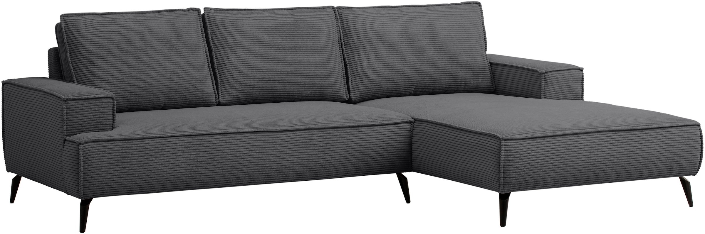 Home affaire Sitzgruppe »TVINNU, Polsterecke L-Form, Schlaffunktion, mit Hocker« Set,  Set, stellbar zum Schlafsofa (Krokodilverbinder)